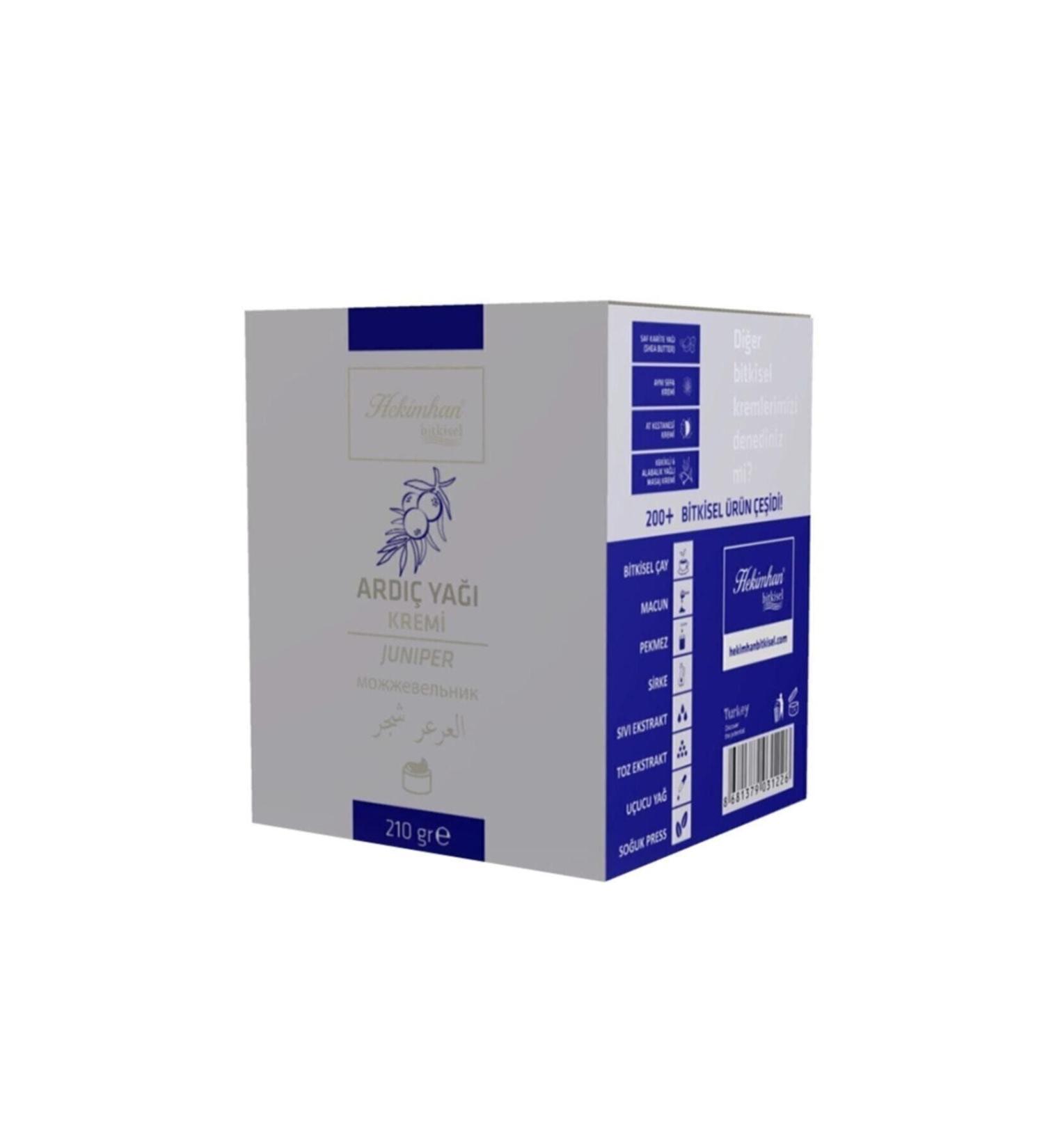 hekimhan herbal juniper oil cream 210 gr