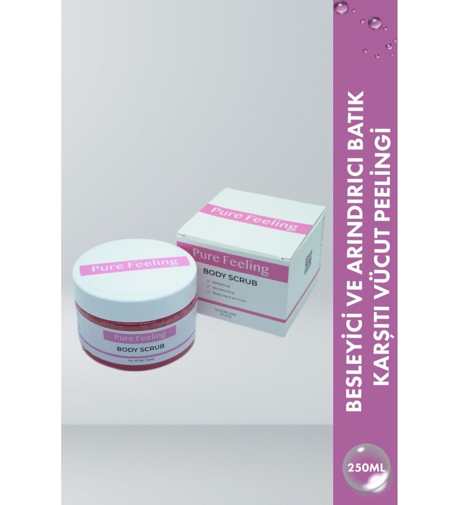 Pure Feeling Nourishing and Purifying Anti-Ingrown Body Scrub 250 ml - Buy Online on GoSupps.com