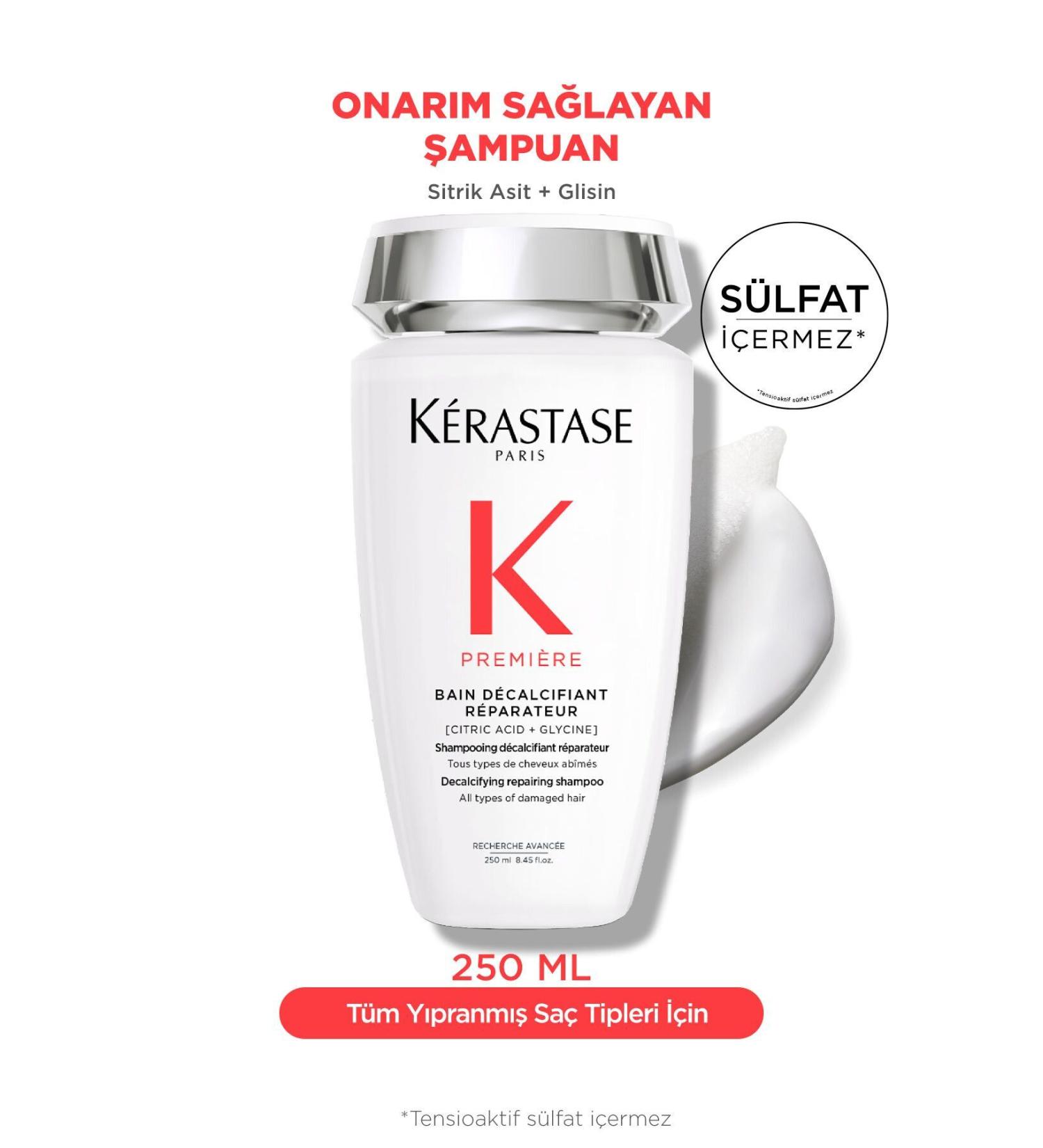 Kerastase Premiere Bain Decalcifiant Reparateur Shampoo for Over-Processed Hair 250 ml CYT421 - Buy Online on GoSupps.com