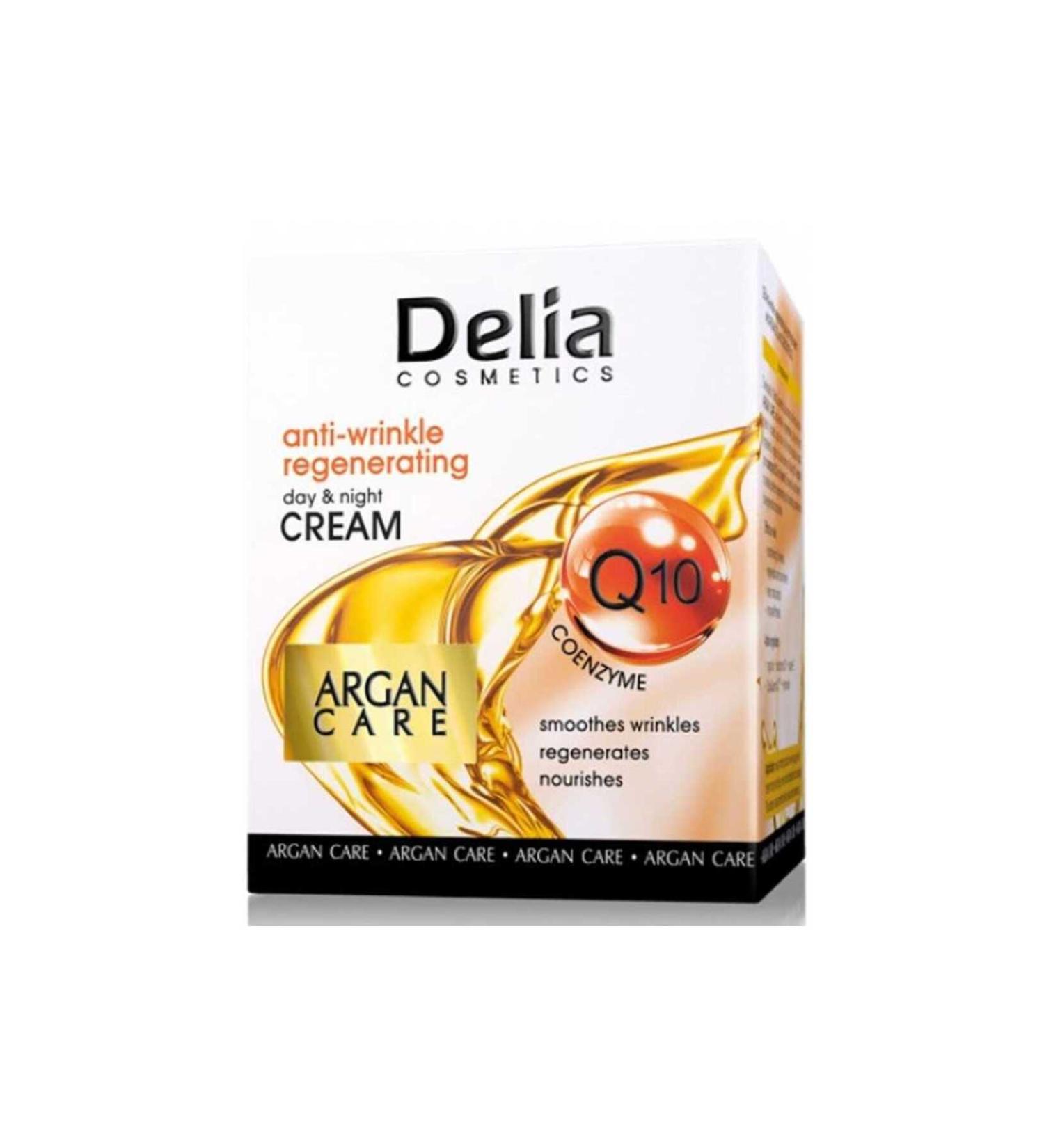 Delia Cosmetics Argan Care Anti-wrinkle Face Cream With Coenzyme