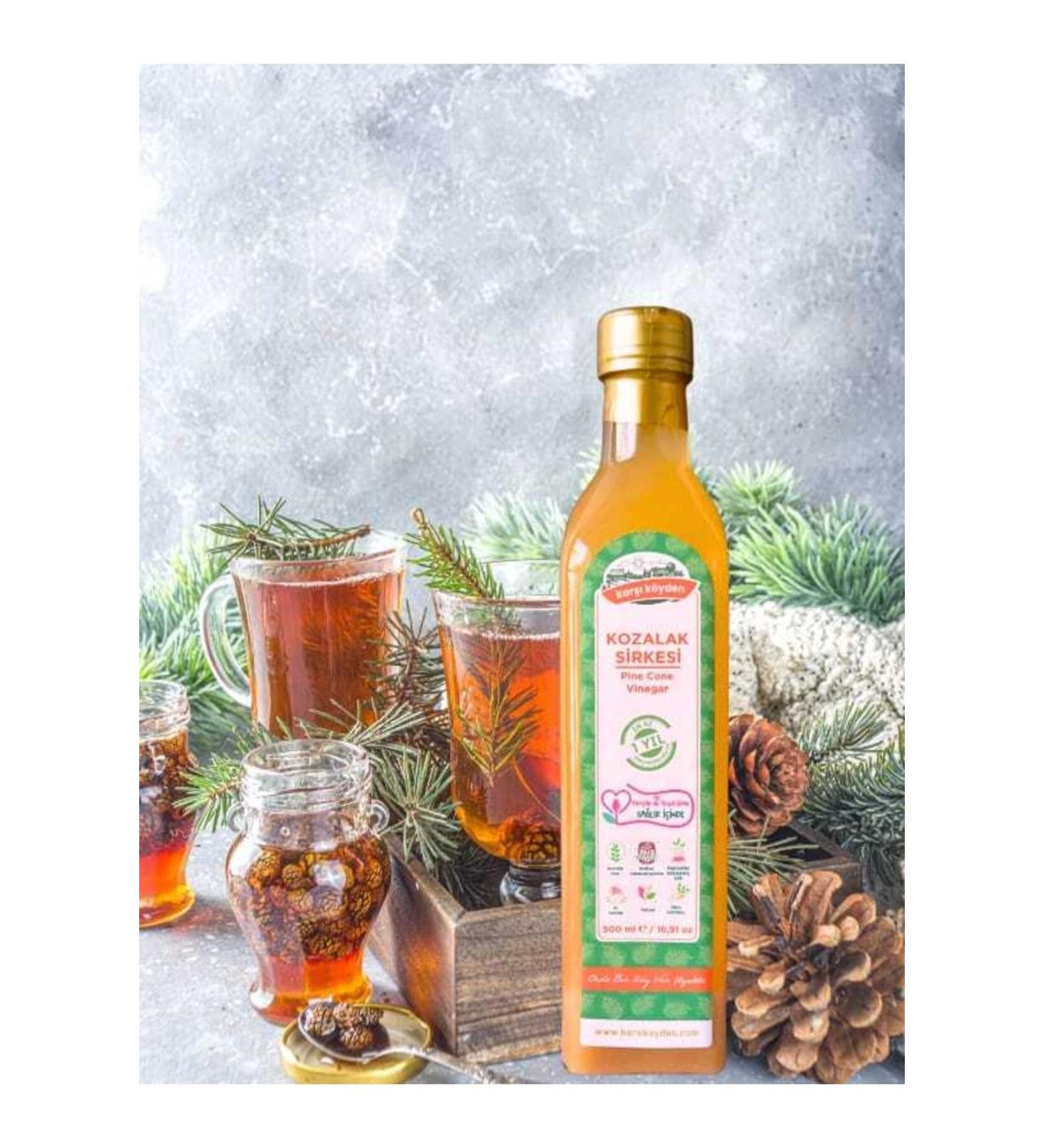 Natural Fermentation Pine Cone Vinegar from the Opposite Village 500 ml / 16.91 Oz
