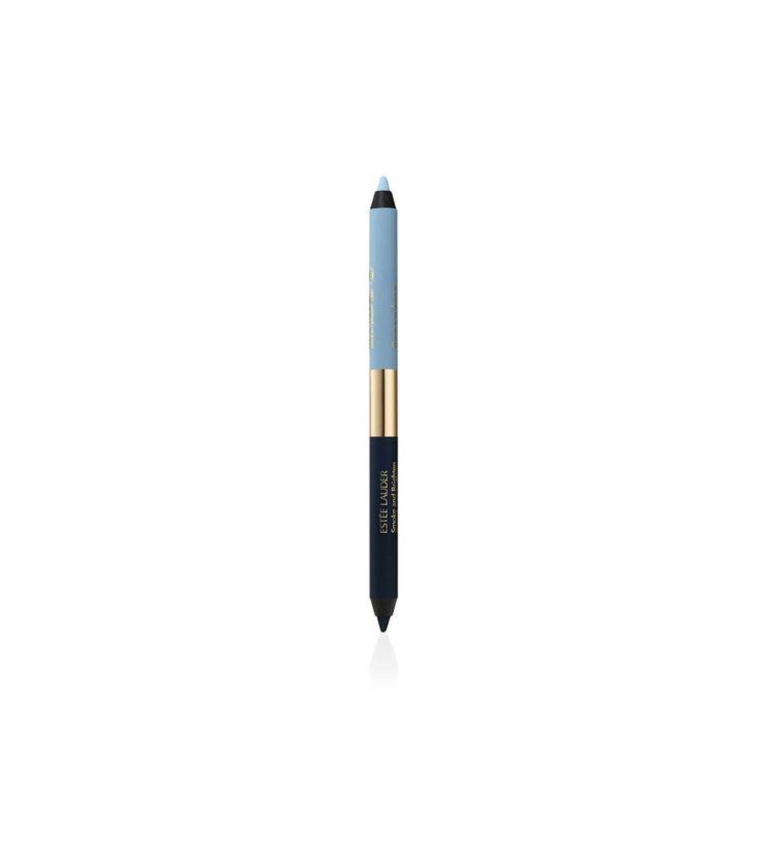 Estee Lauder Smoke & Brighten Kajal Eyeliner Duo Eye Pencil 01 Marine-sky Blue
