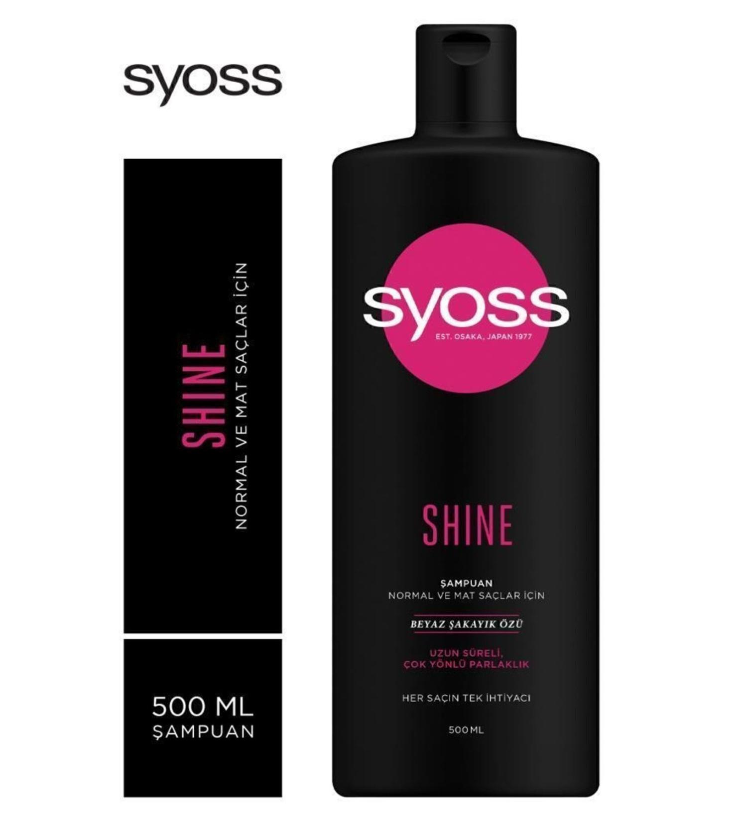 Syoss Shine Shampoo 500 ml - Hair Care Product