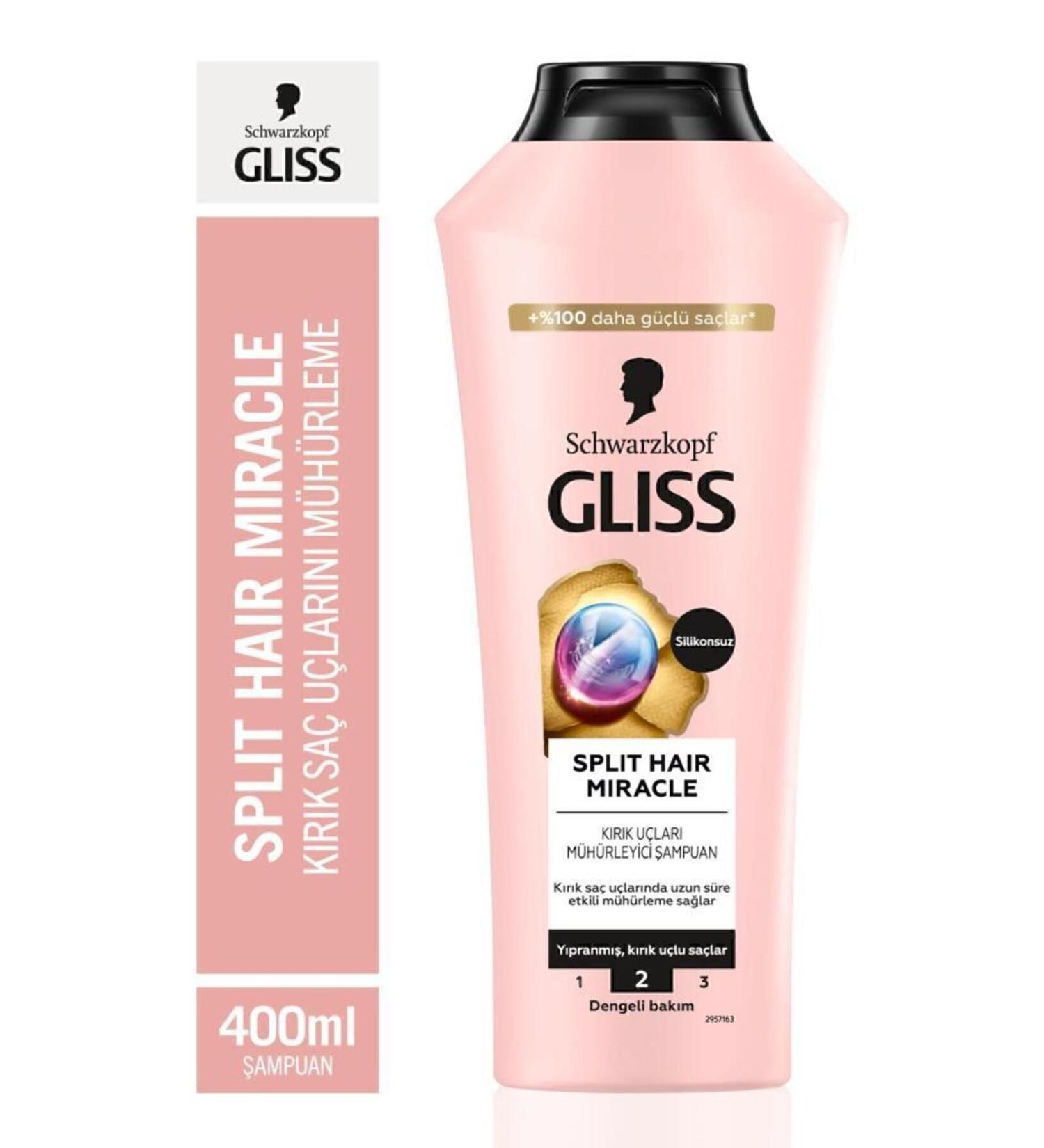 Gliss Split Hair Miracle Shampoo 400 ml - Buy Online on GoSupps.com