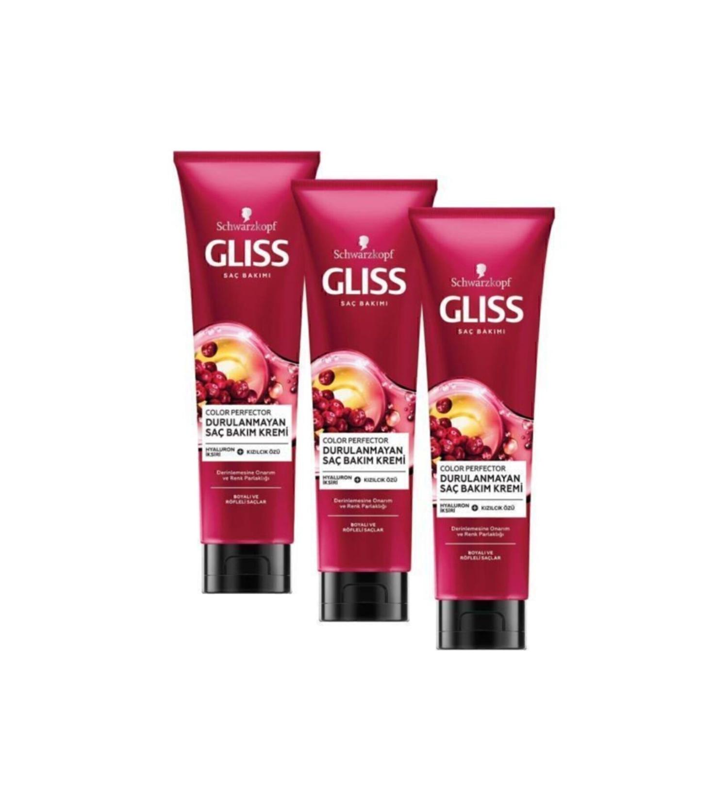 Gliss Color Perfector Color Protection Balm 150 ml X 3 Pieces - Buy Online on GoSupps.com