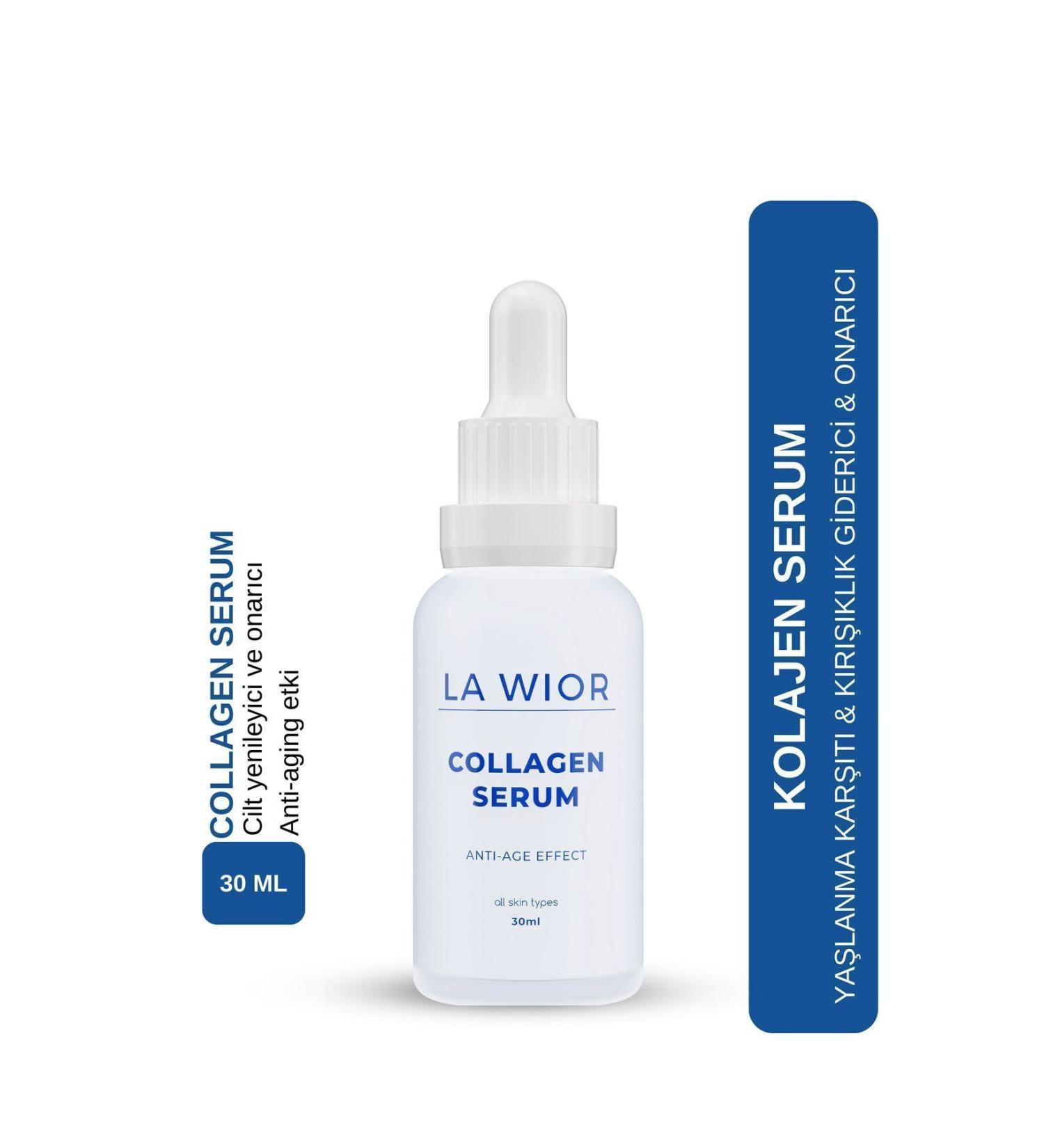 La Wior Anti-Aging and Anti-Wrinkle Skin Rejuvenating Repair Collagen Skin Care Serum (PANTHENOL 5%) - Buy Online on GoSupps.com