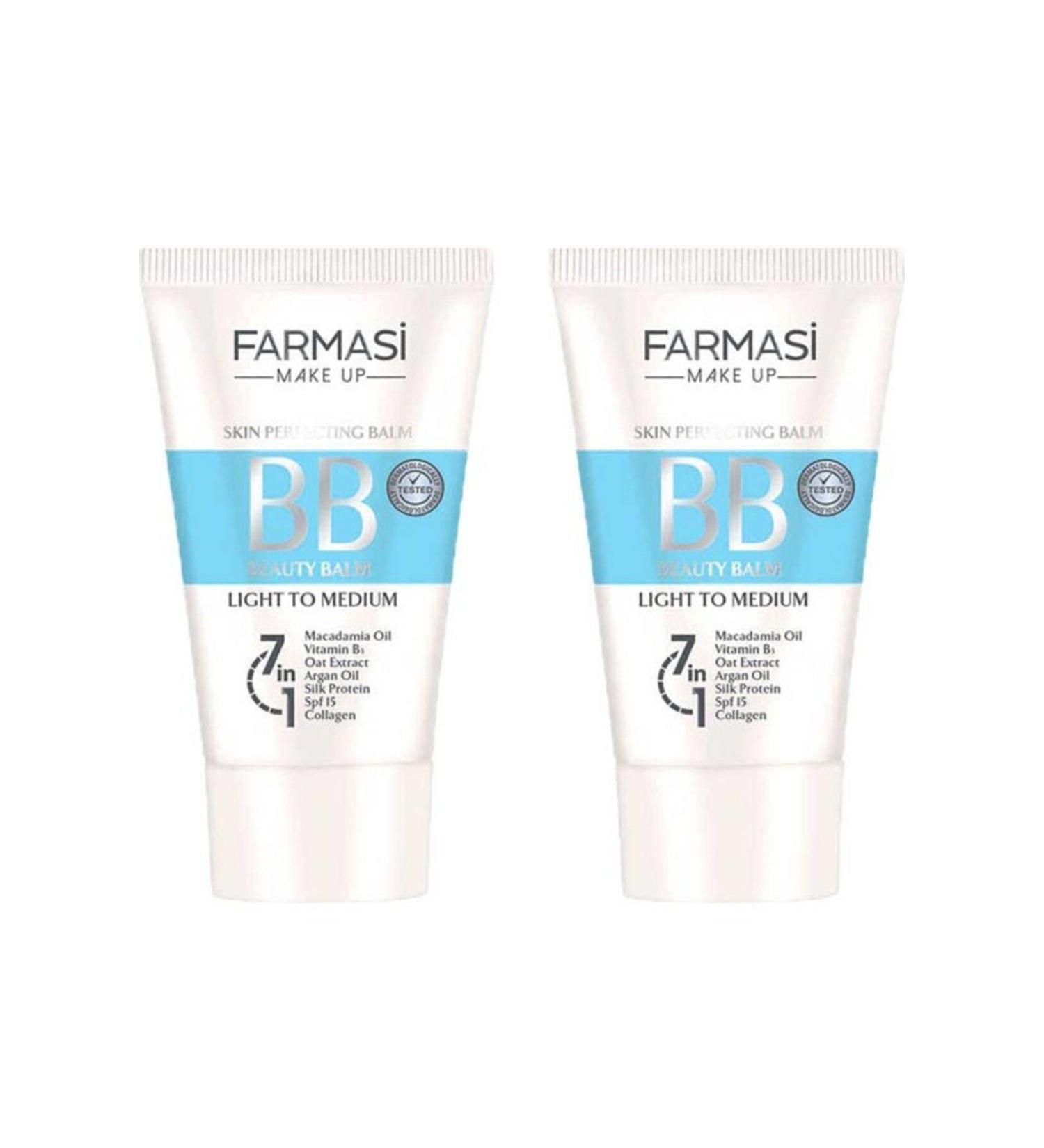 Farmasi Bb Cream Light To Medium 50 Ml. * 2 Pieces
