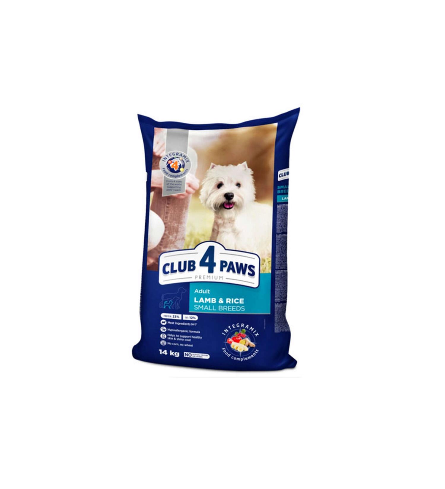 Club4Paws Premium Lamb Rice Small Breed Adult Dog Food 14 Kg 462122