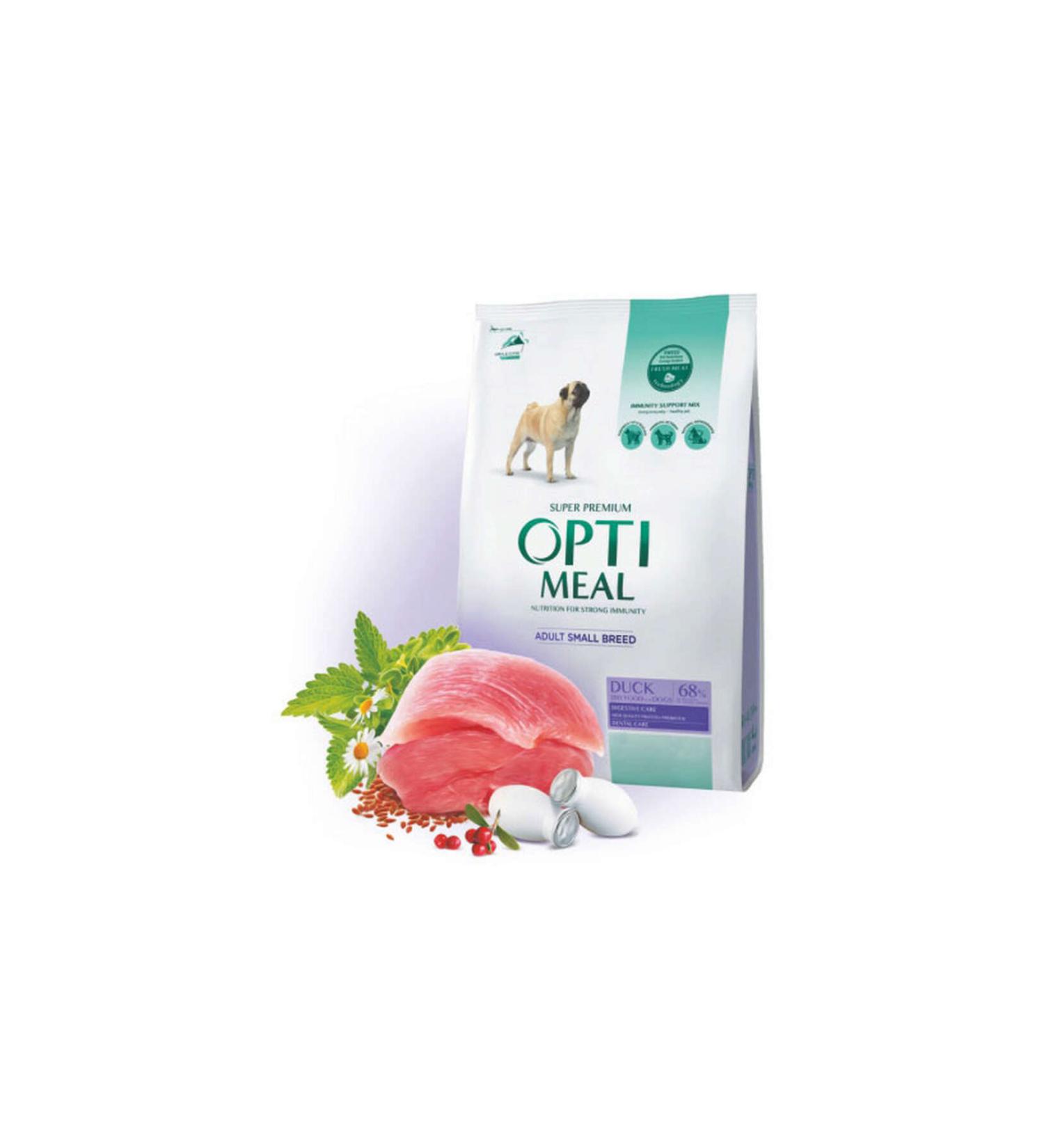 OptiMeal Super Premium Duck Small Breed Adult Dog Food 1.5 Kg 462122