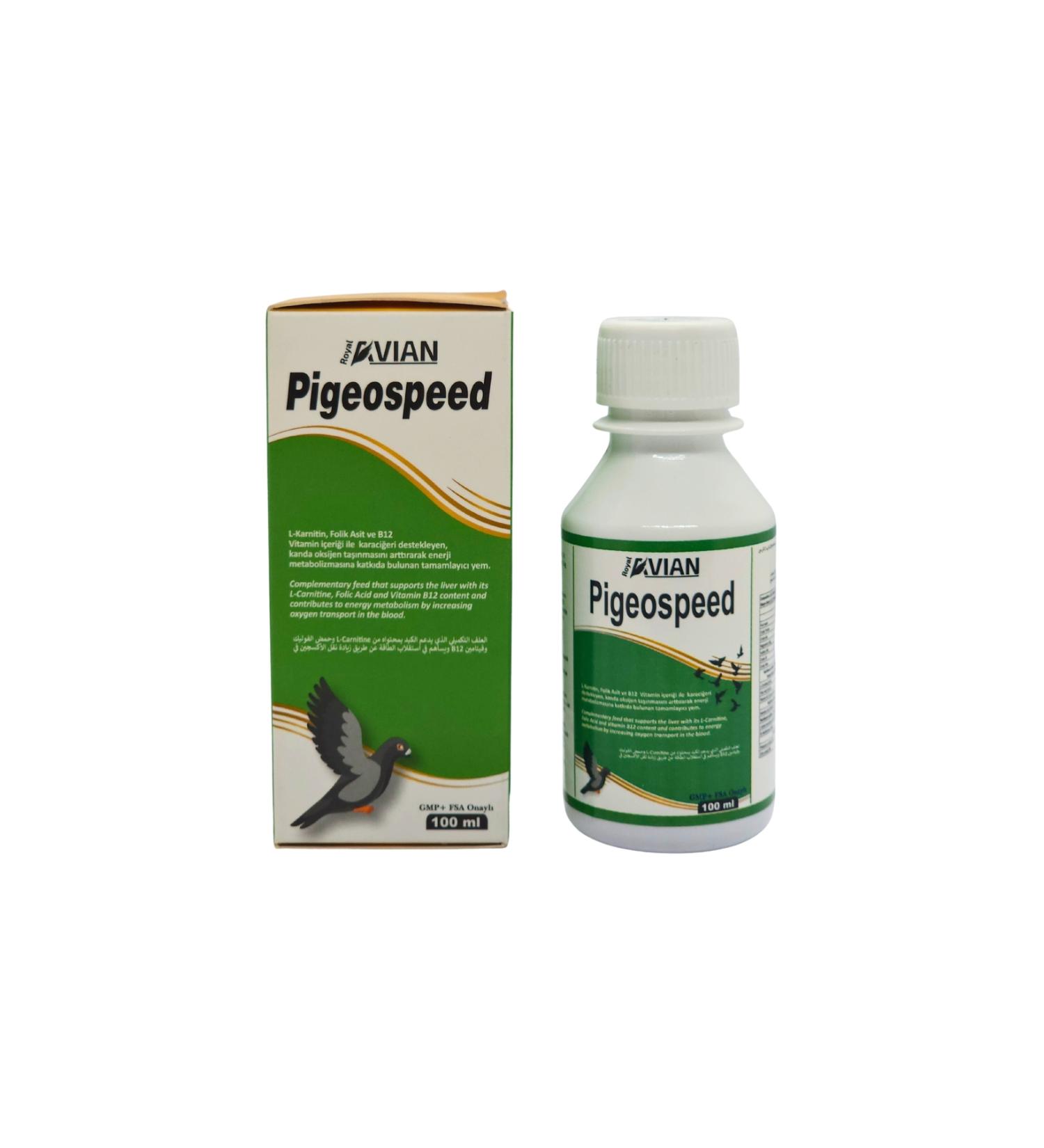 Royal la Royal la Pigeospeed 100 Ml. Flight Speed Support for Pigeons