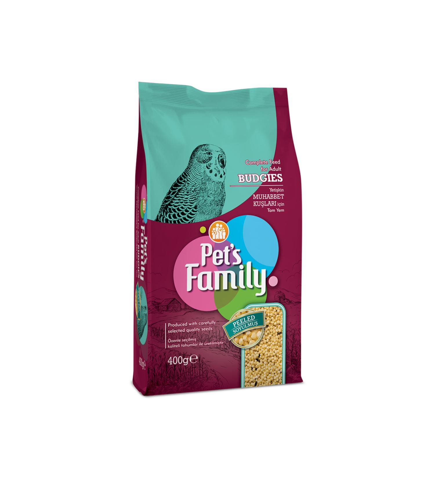 Pets Family Pets Family Budgie Food Peeled 400g 430119