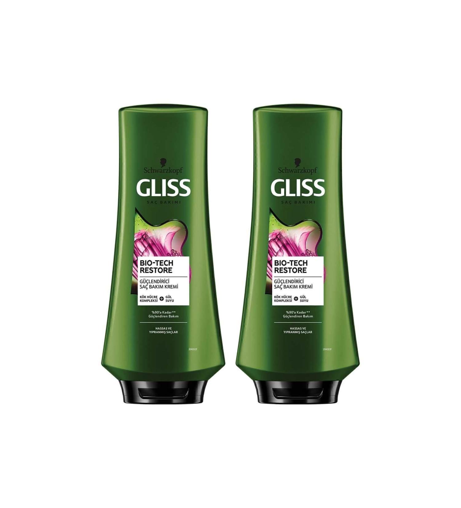 Gliss Bio-tech Strengthening Conditioner 360 Lm X 2 Pieces - Buy Online on GoSupps.com