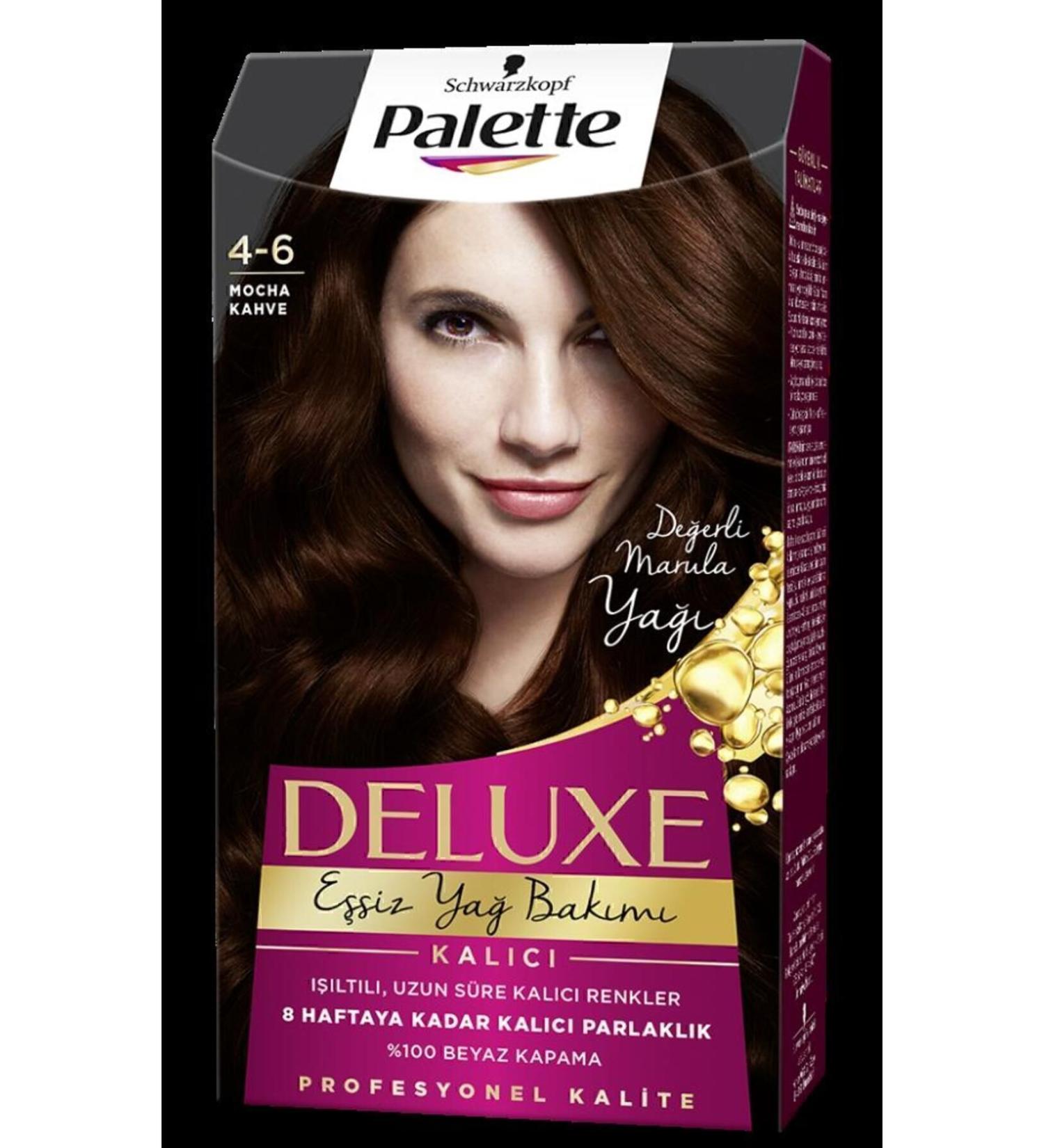 Palette Deluxe Hair Dye 4-6 Mocha Brown