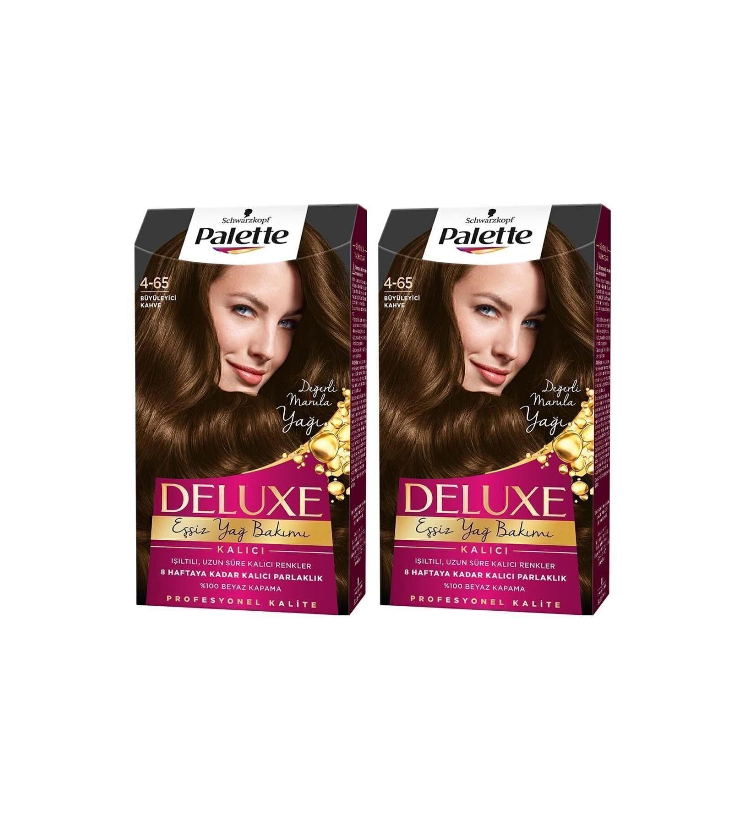 Palette Deluxe 4-65 Fascinating Brown X 2 Hair Dye - Buy Online on GoSupps.com