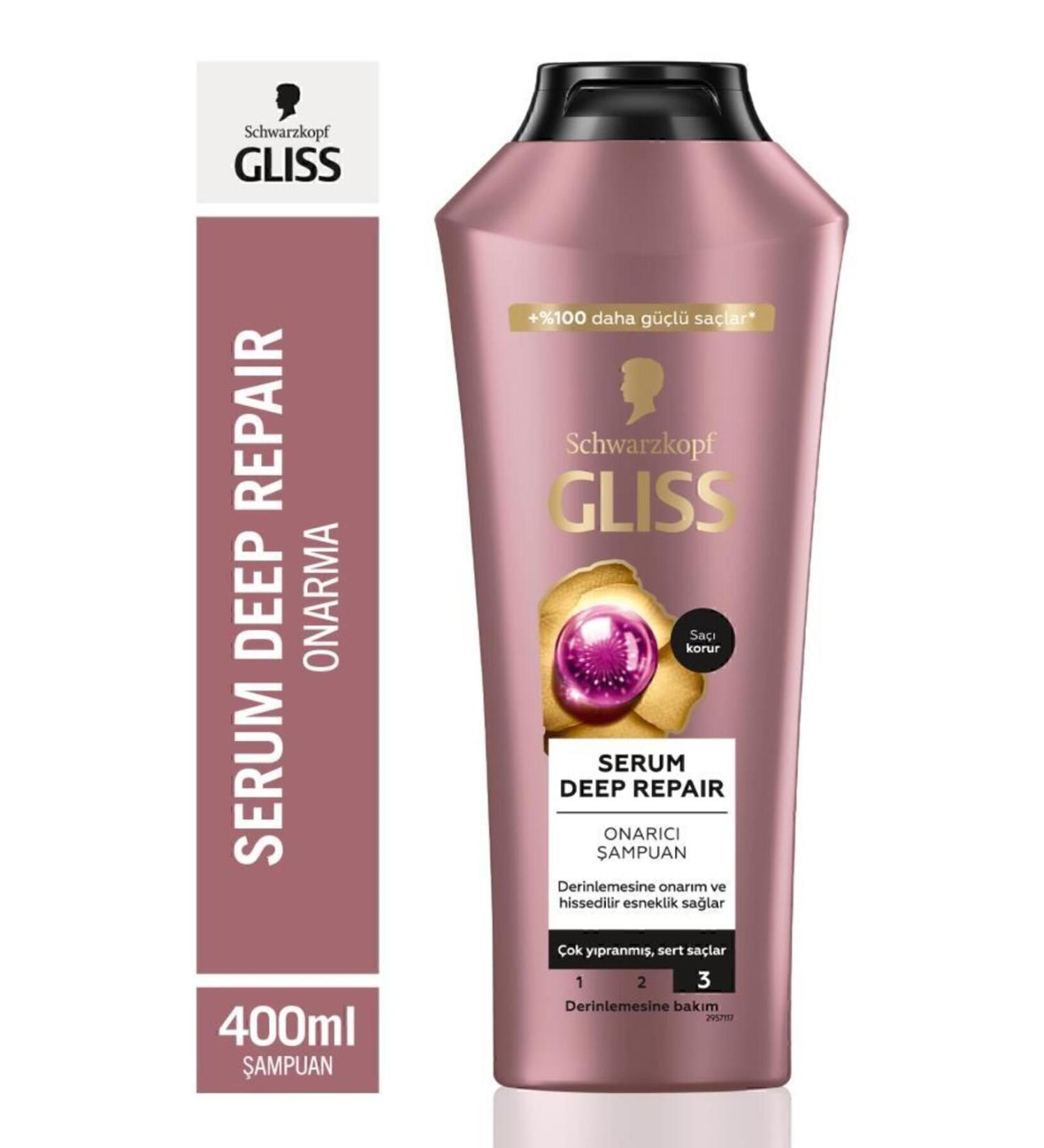Gliss Serum Deep Repair Repairing Shampoo 400 ml - Buy Online on GoSupps.com