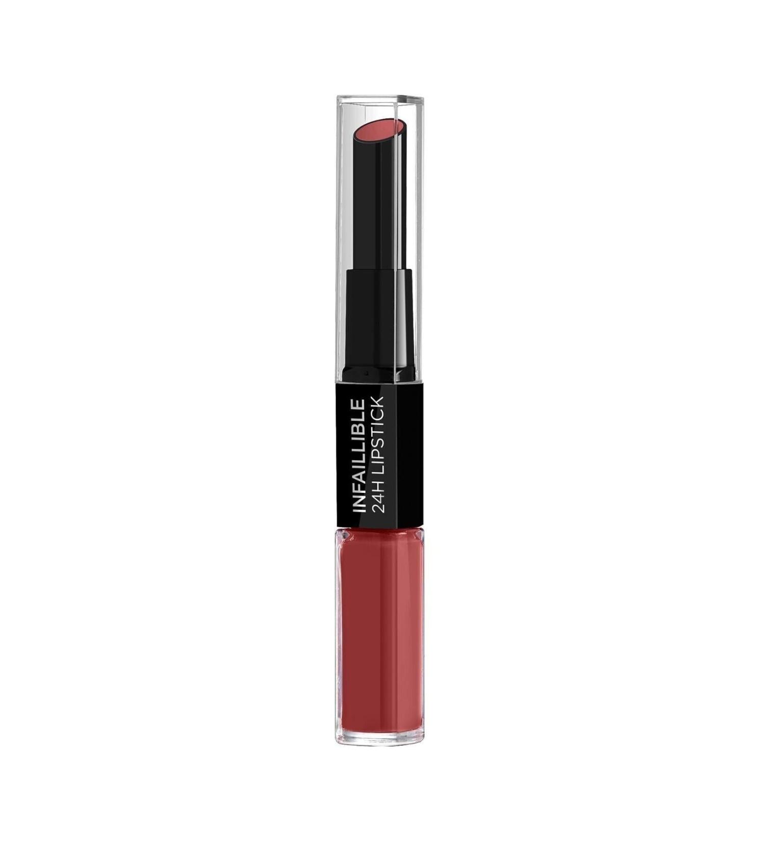 L'Oreal Paris Infallible 2-steps Lipstick 801 Toujours Tofee - Buy Online on GoSupps.com