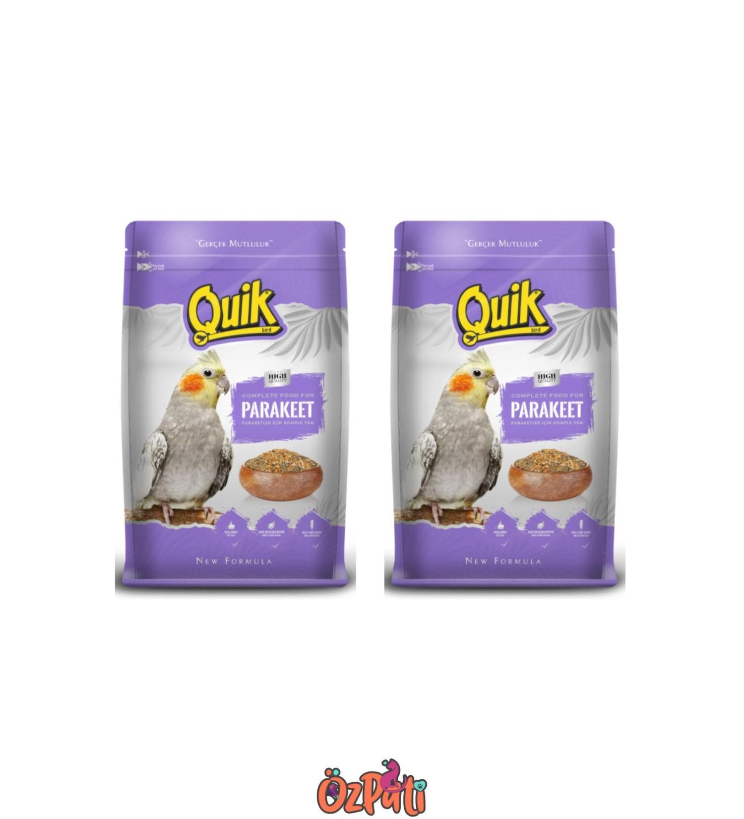 Quik Parakeet Paradise Cockatiel Food 750 Gr X 2 Pieces