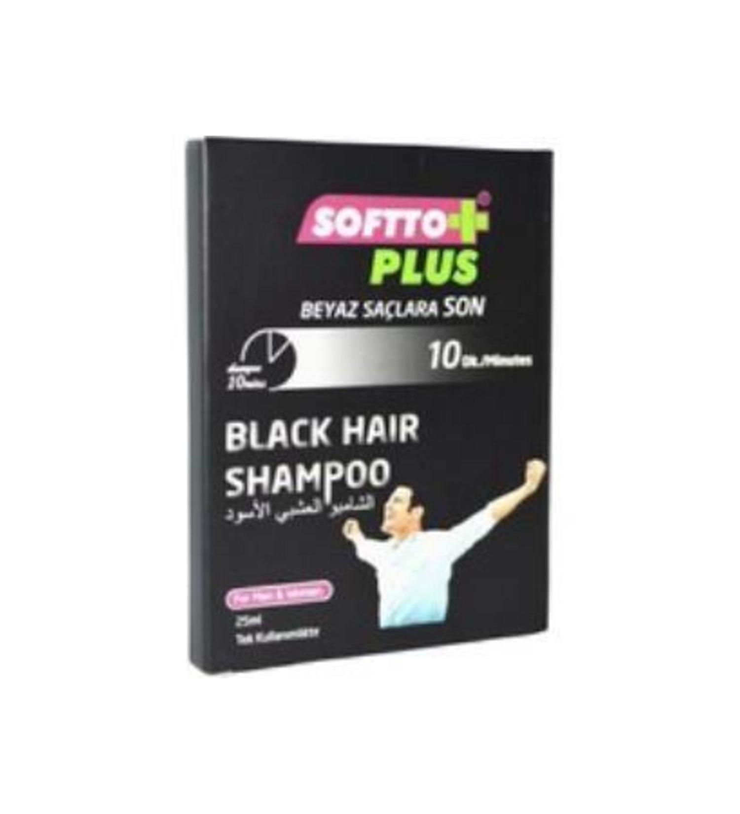 Softto Plus Black Hair Shampoo 8680540170825