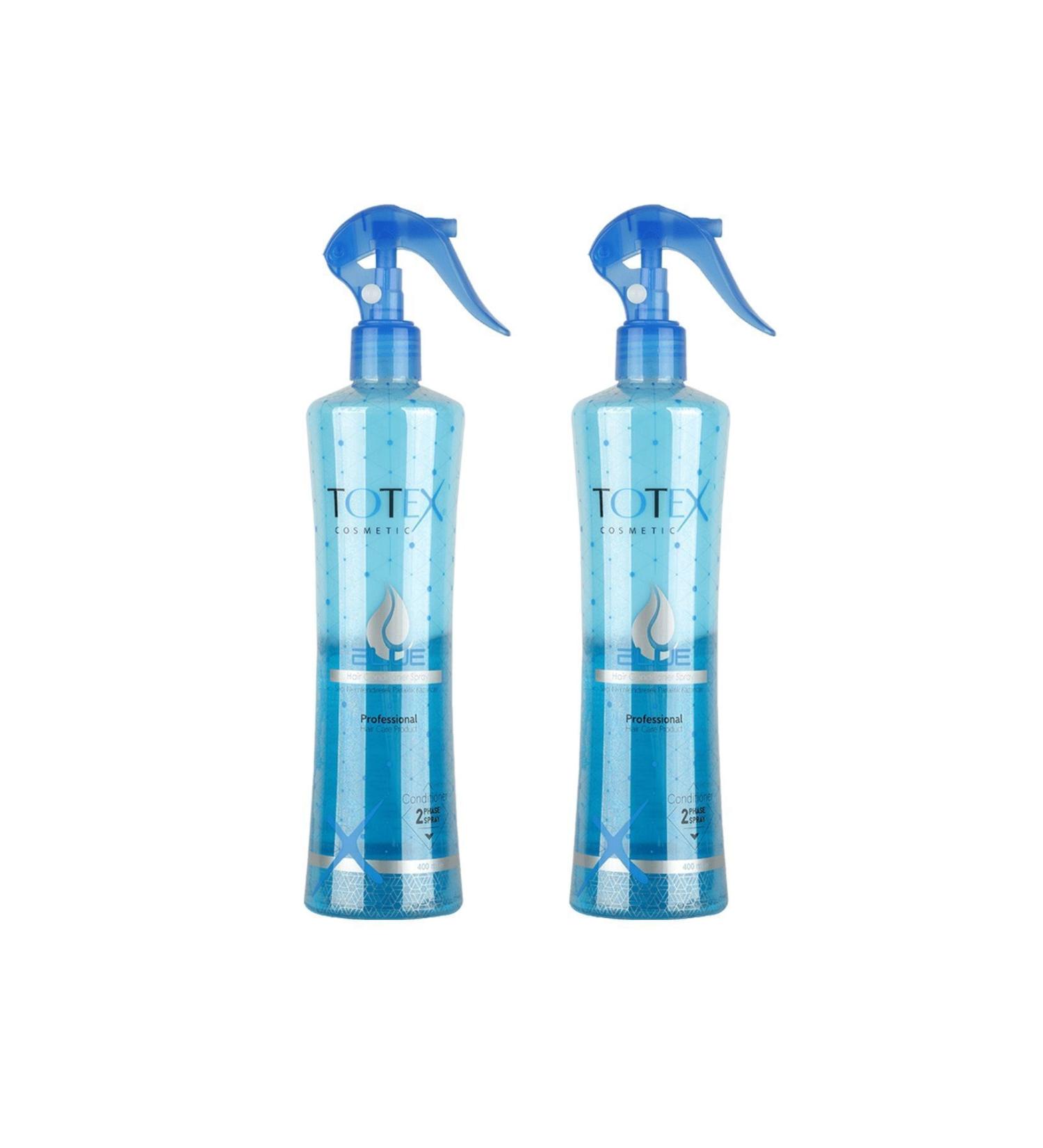 TOTEX 2 Phase | Hair Repair | Nourishing | Blue Blow Dry Water 400 ml (Pack of 2) - Buy Online on GoSupps.com