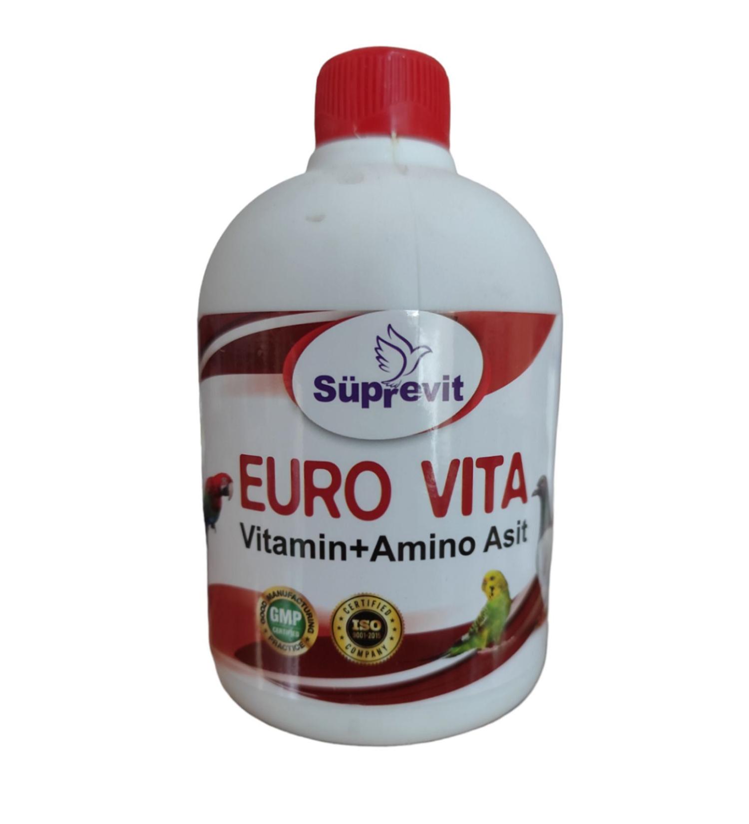 MALATYAYEM Euro Vita 500 ML Multivitamin - Rich Vitamin Mineral Amino Acid