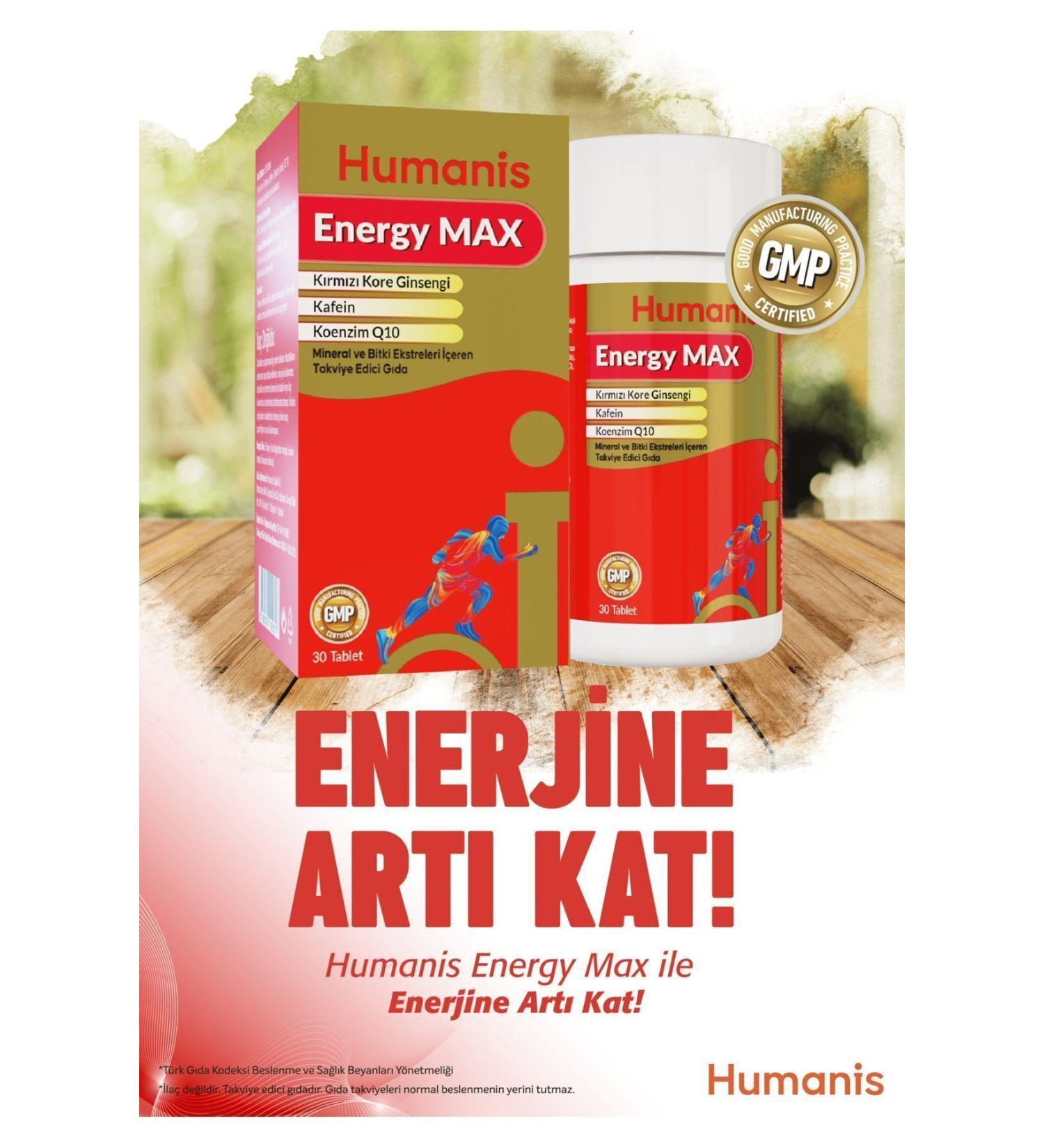 Humanis Energy Max Vitamin & Mineral 30 Tablet Energy - Buy Online on GoSupps.com