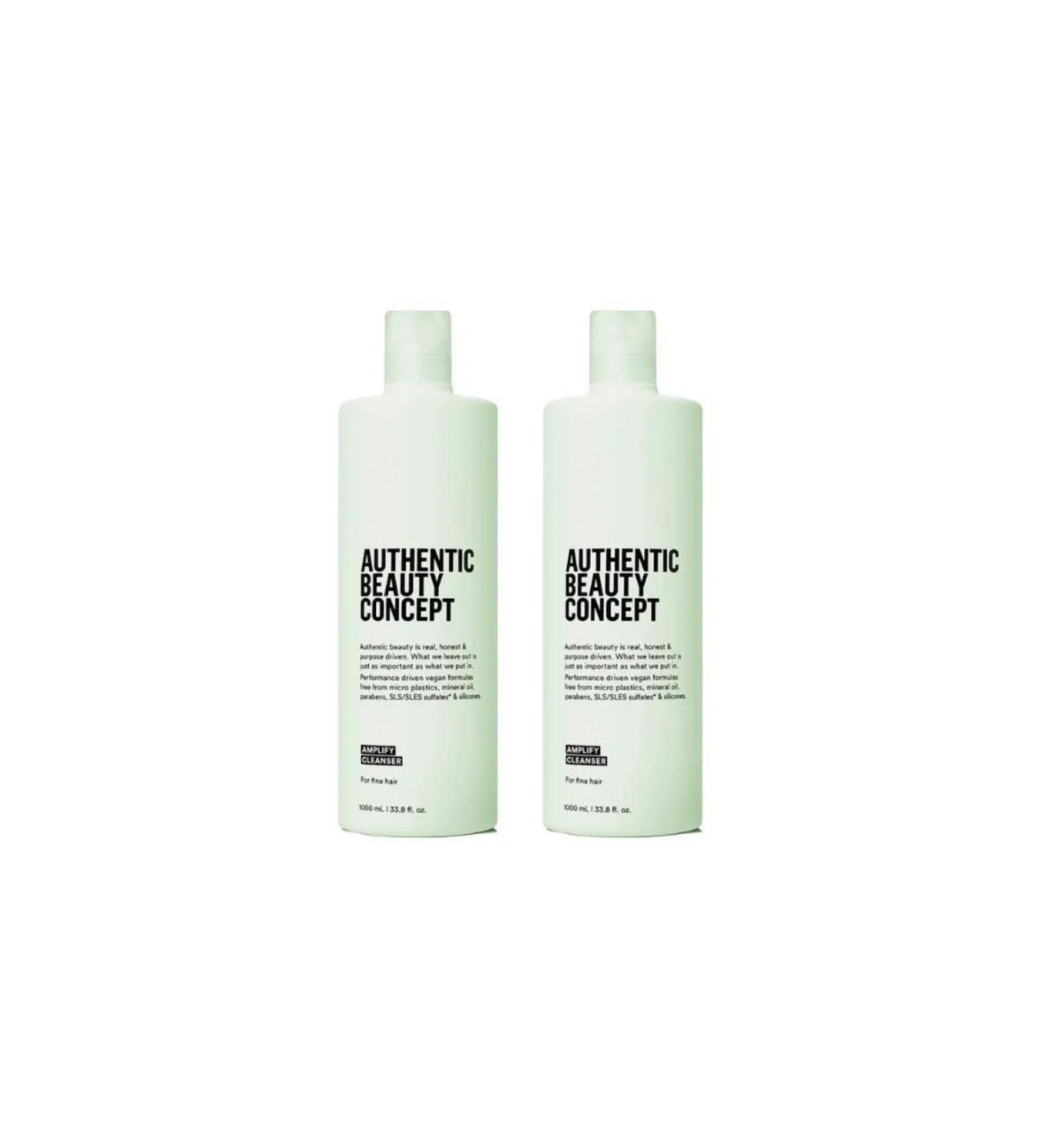 Authentic Beauty Concept Economical 2 Amplify Shampoo 1000 ML-Pump Gift