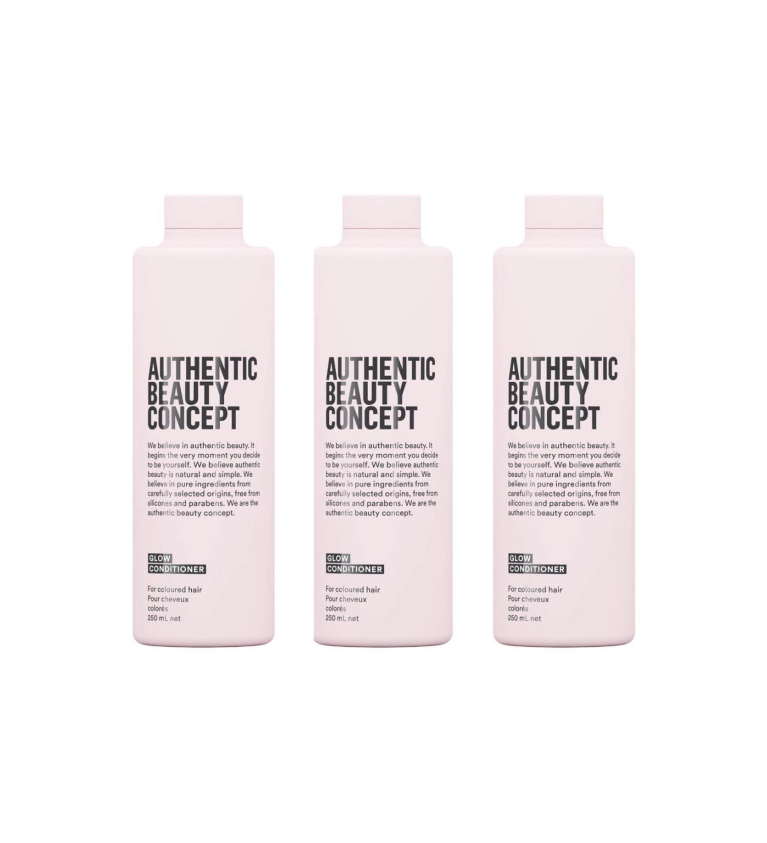 Authentic Beauty Concept Economic 3 PCS Glow Hair Conditioner 250 ML 0 Original