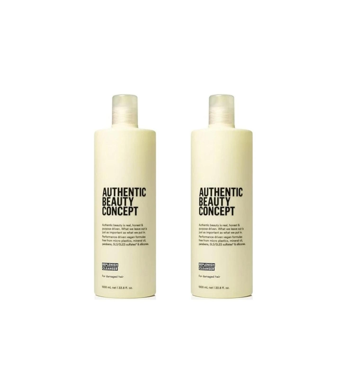 Authentic Beauty Concept Economic 2 PCS Replenish Shampoo 1000 ML- Pump Gift 0 Original