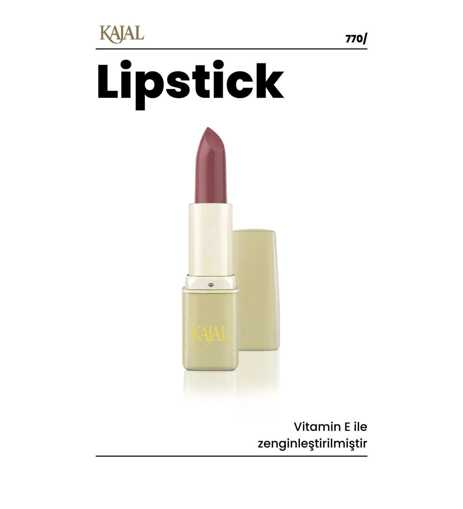 KAJAL Dark Rose Lipstick - Rosewood Lipstick - No: 770 - Buy Online on GoSupps.com