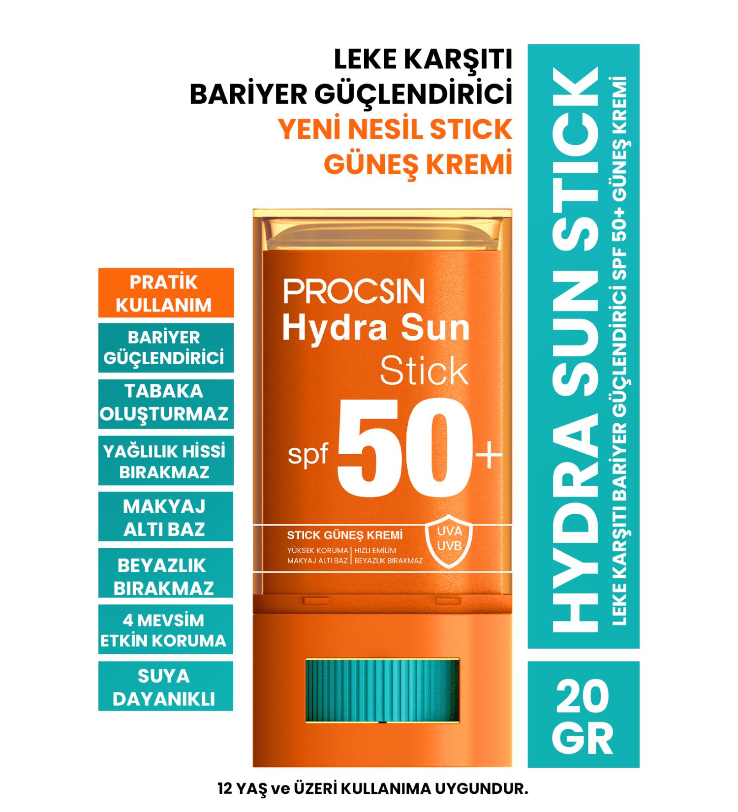 PROCSIN Hydra Sun Stick Anti-Spot Barrier Booster Spf 50 Sun Cream 20 gr - Buy Online on GoSupps.com