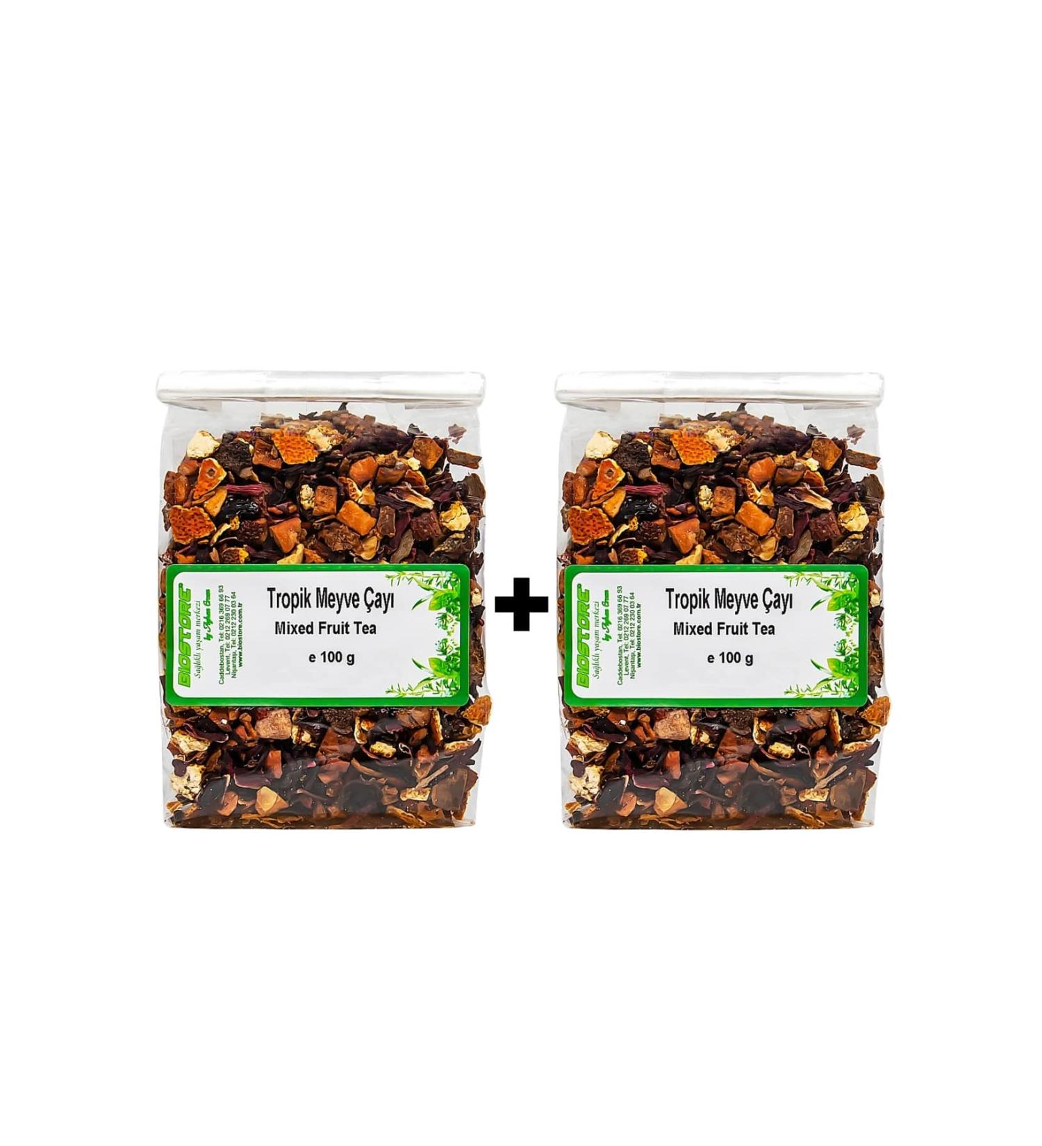Biostore Tropical Fruit Tea 100 Gx2 Pieces