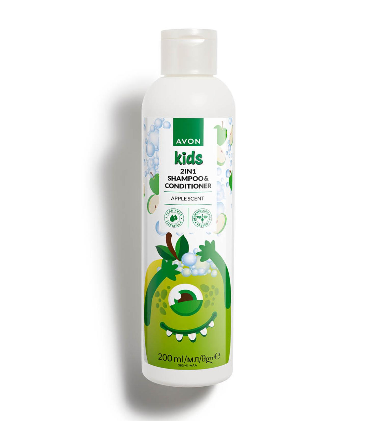 Avon Kids 2 in 1 Apple Scented Shampoo and Conditioner for Children 200 Ml. - Buy Online on GoSupps.com