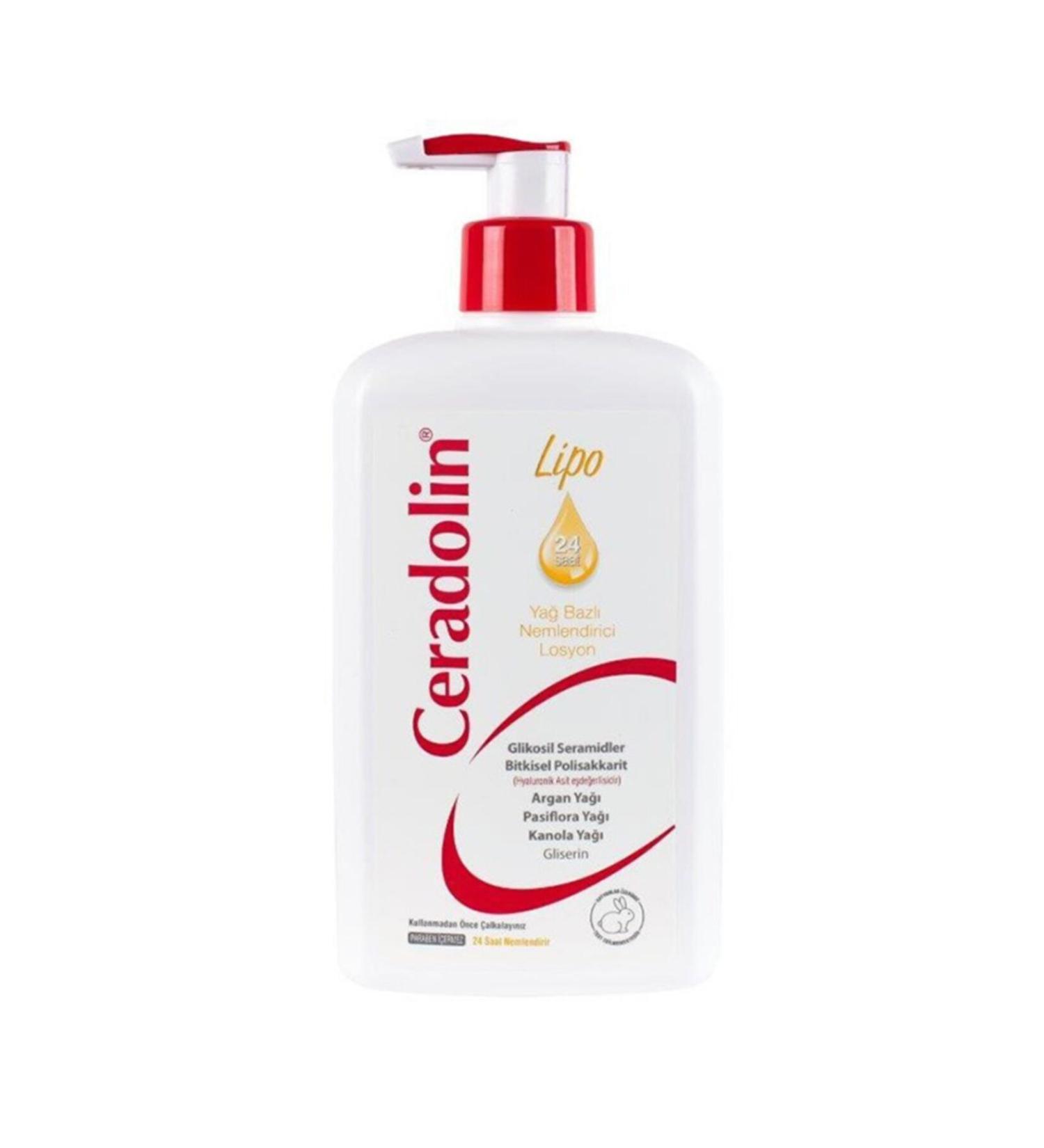 Ceradolin Lipo Oil Based Moisturizing Lotion 500ml / Original Approved Product Does Not Contain Paraben