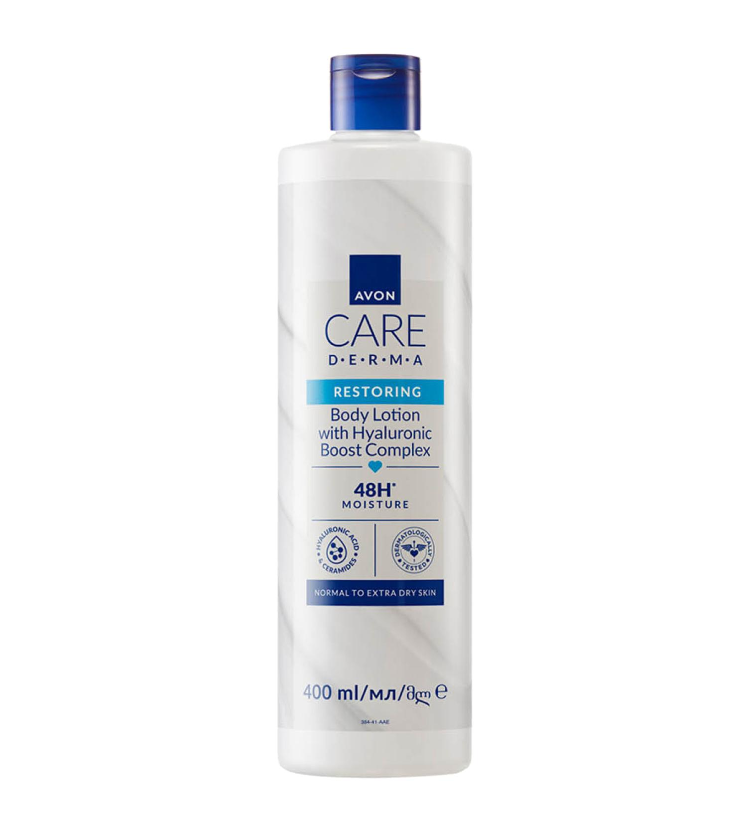 Avon Care Derma Restoring Hyaluronic Boost Body Lotion 400 Ml. - Buy Online on GoSupps.com