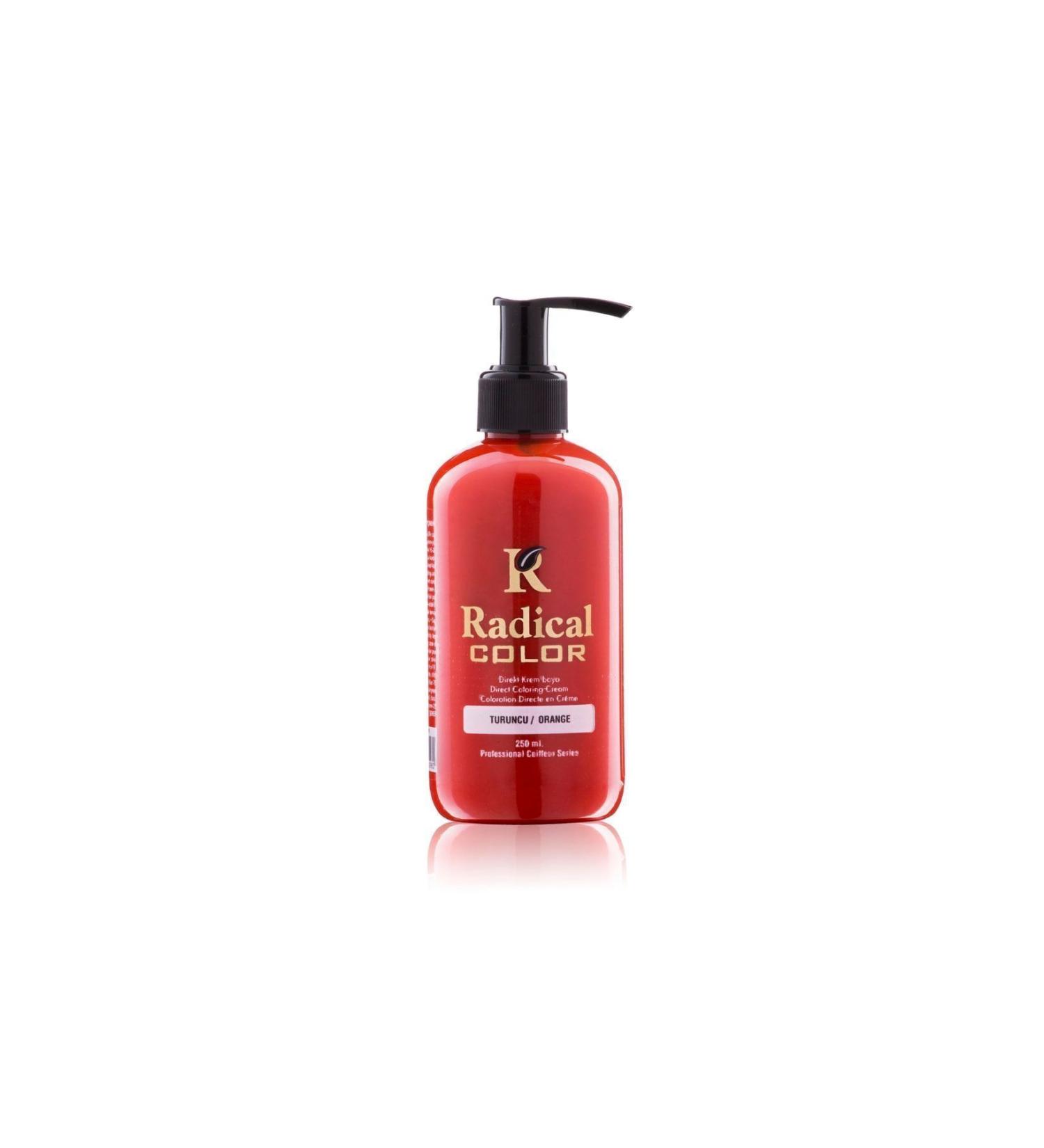 Radical Radical Color Hair Dye Orange 250ml.