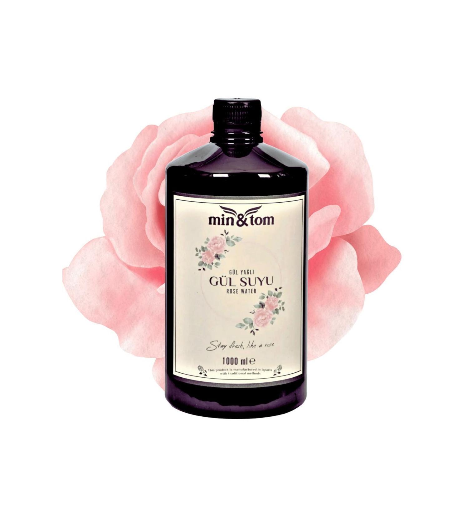 MinTom Full Oil Pure Rose Water 1000 ml Tonic - Buy Online on GoSupps.com