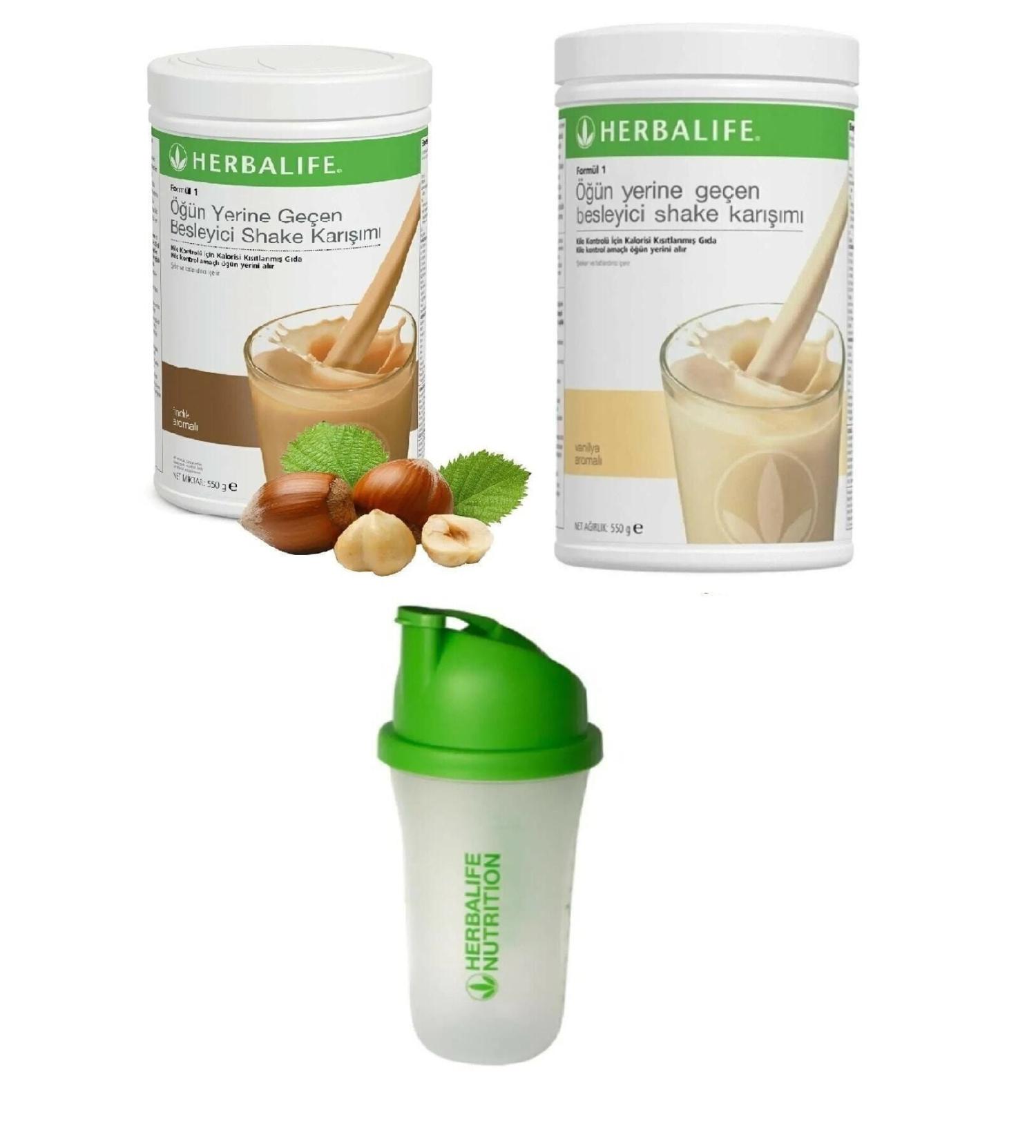Herbalife Hazelnut Shake And Vanilla Shake And Shaker