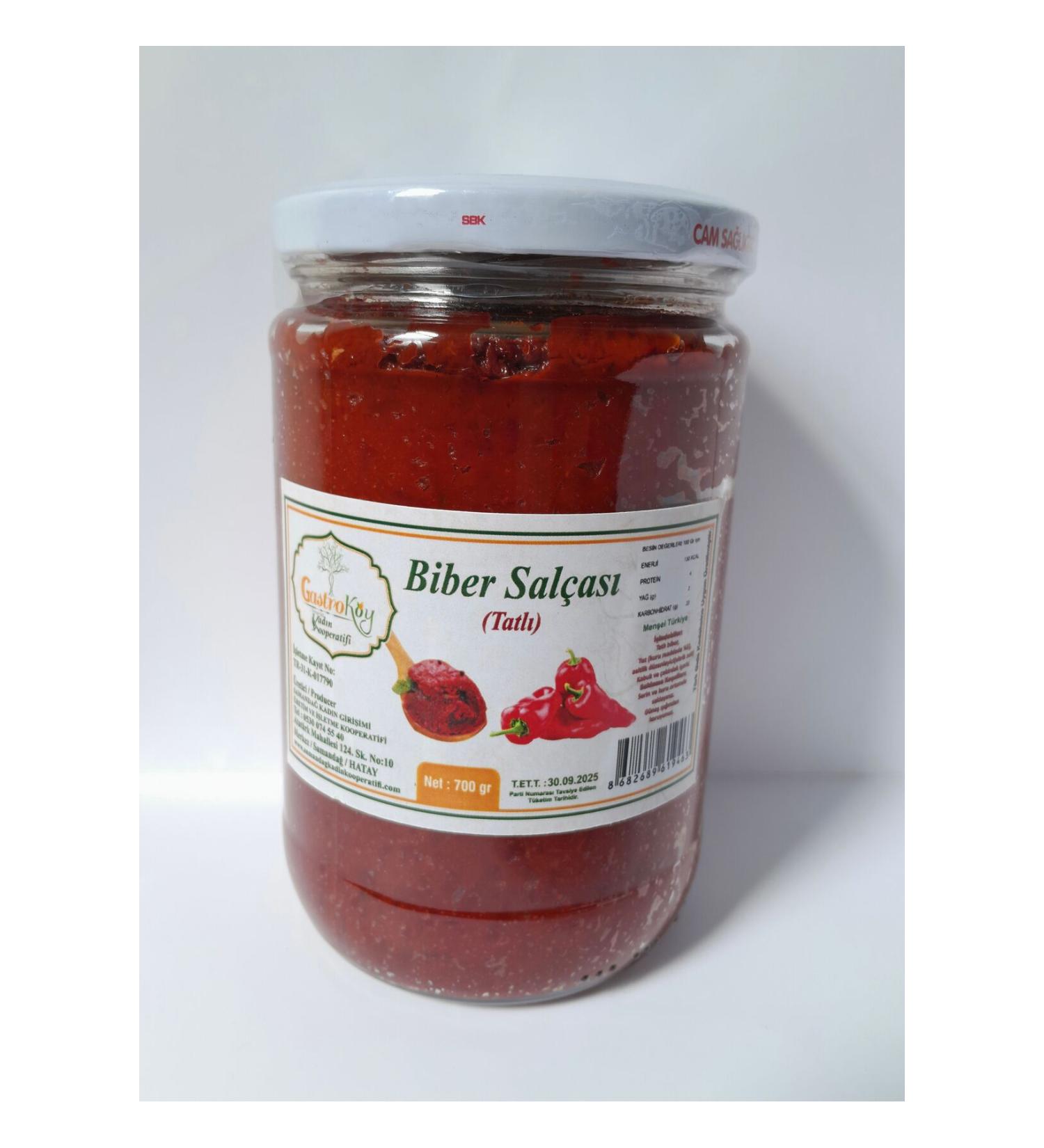 Gastrok y Samanda Sweet Pepper Paste 700 Gr