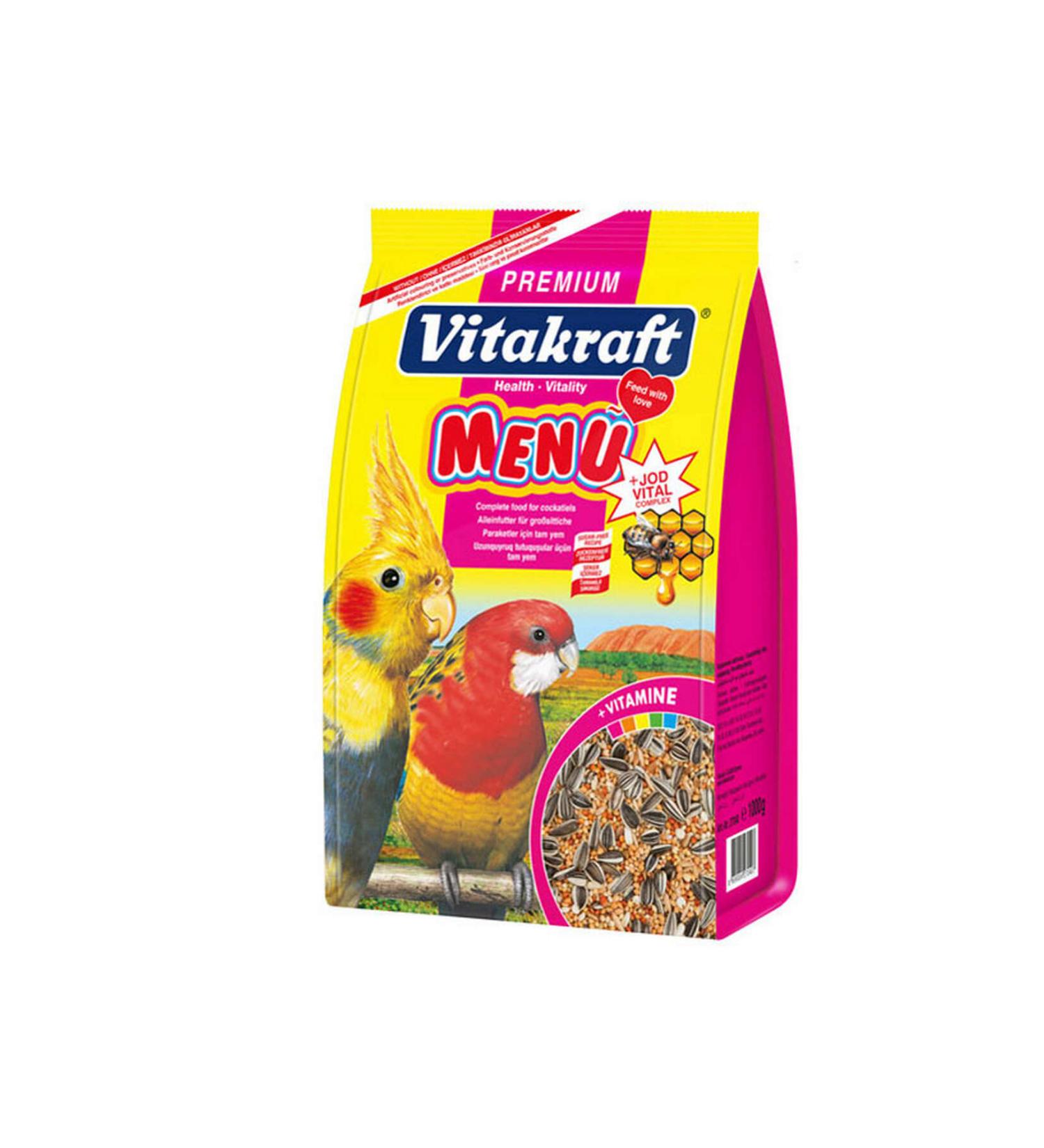 Vitakraft Menu Parakeet Food 1000 gr X 1 Piece 462122