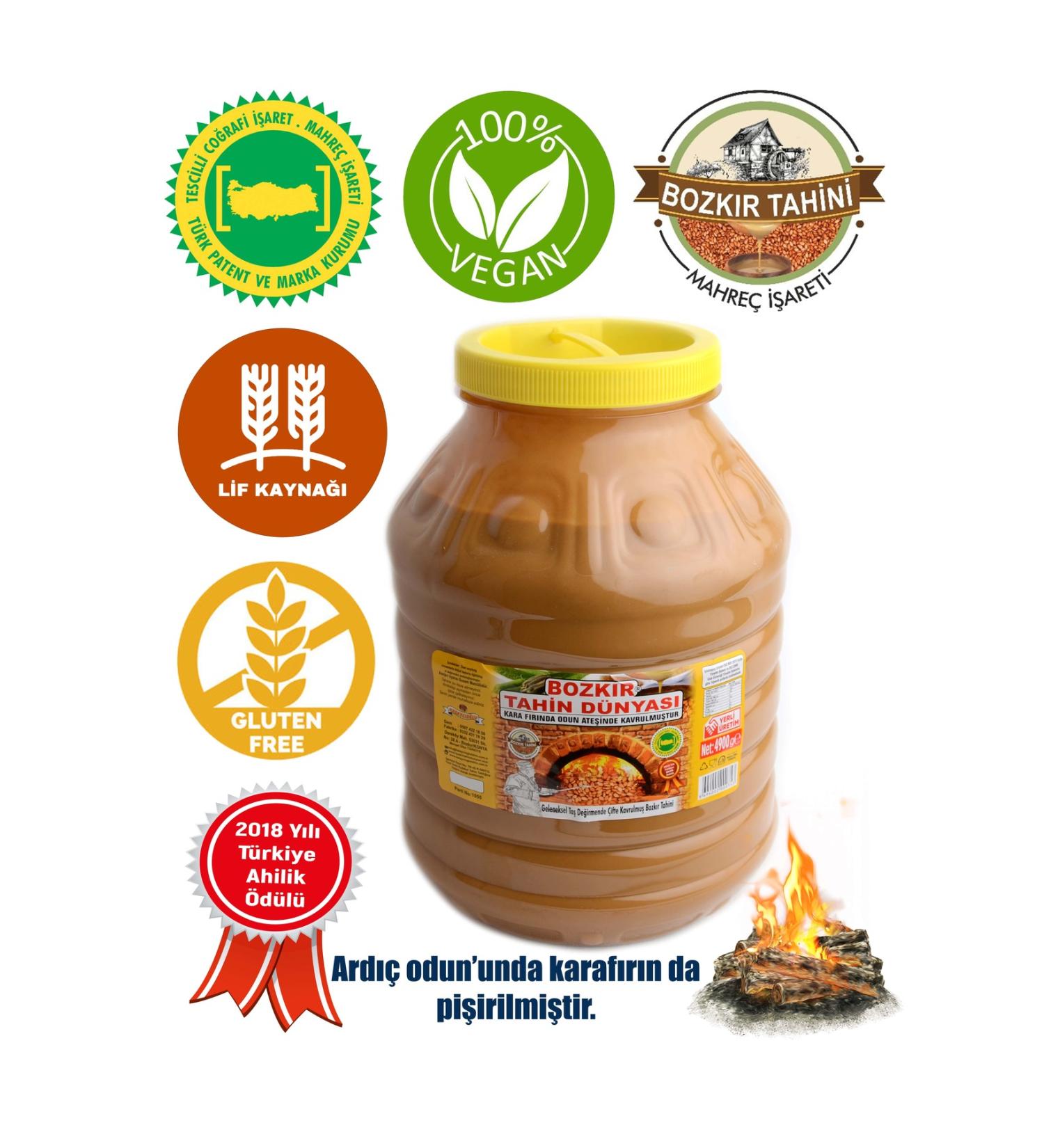 Kalayc o lu Bozk r Tahini World Whole Wheat Bozk r Tahini 4900 Gr.