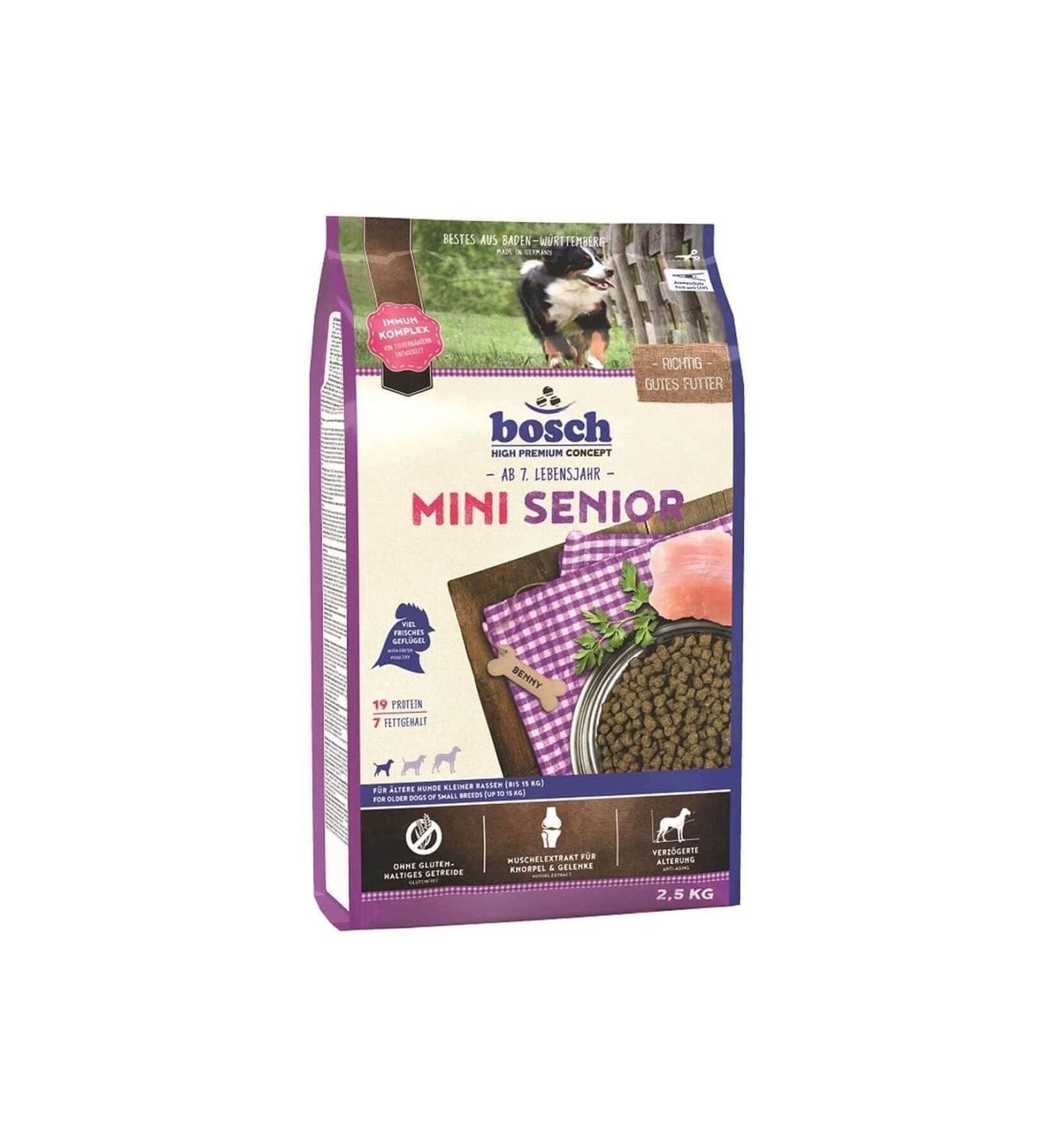 Bosch Mini Senior Small Breed Old Dog Food 2.5 Kg