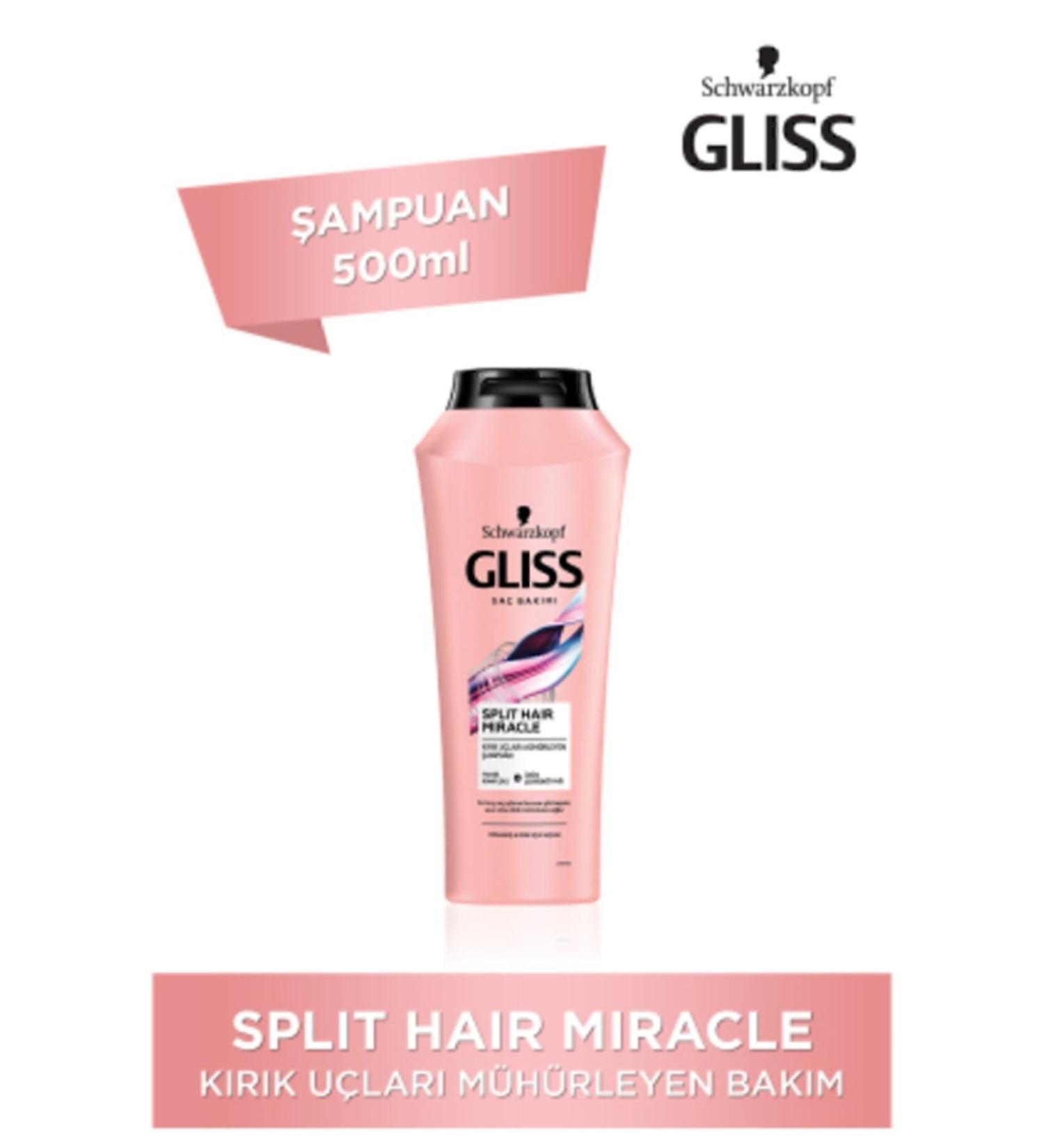 Gliss Schwarzkopf Gliss Split Hair Miracle Shampoo 500 Ml - Buy Online on GoSupps.com