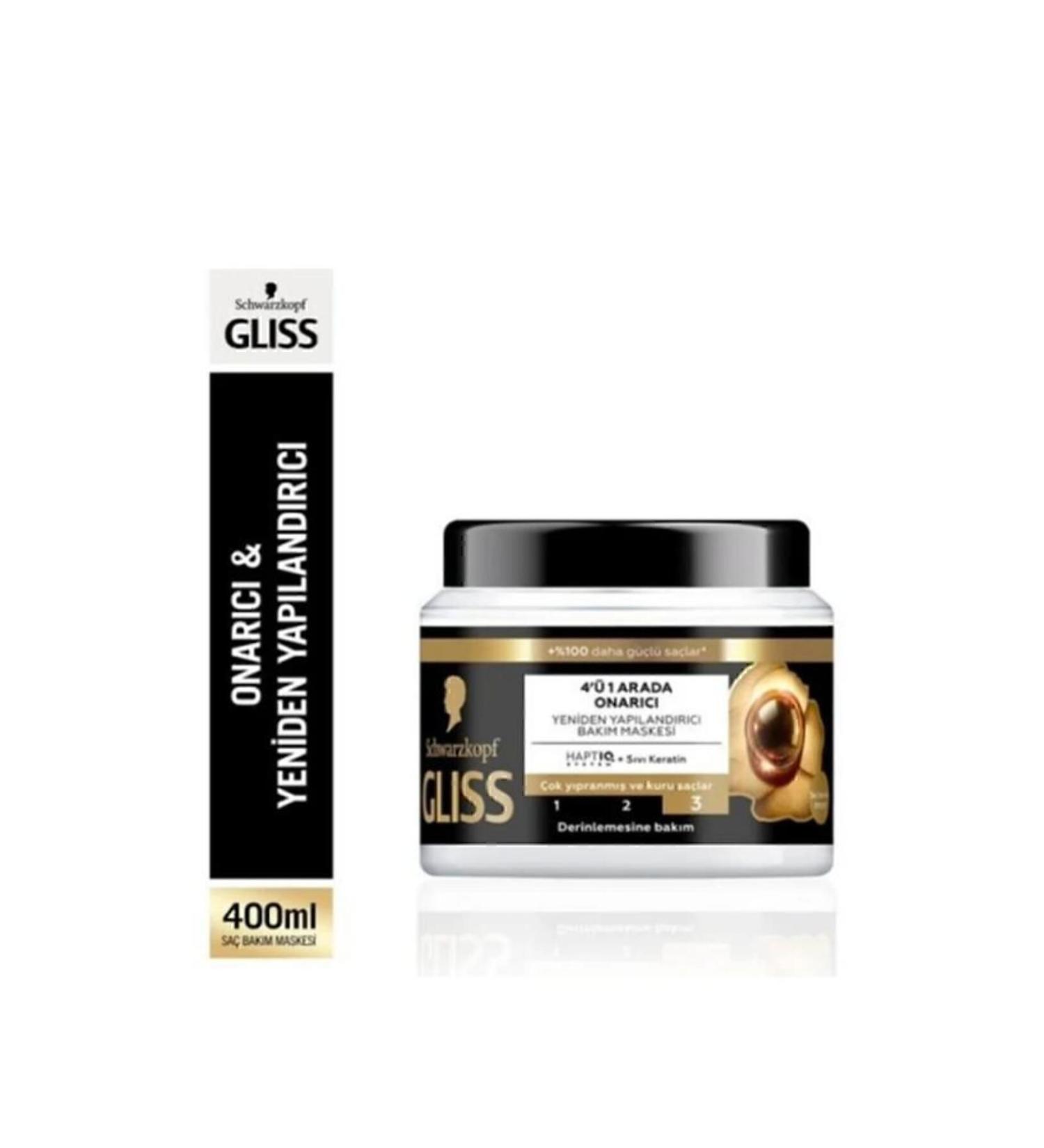 Gliss 4 in 1 Repairing & Restructuring Hair Care Mask Ultimate Repair 400 ml