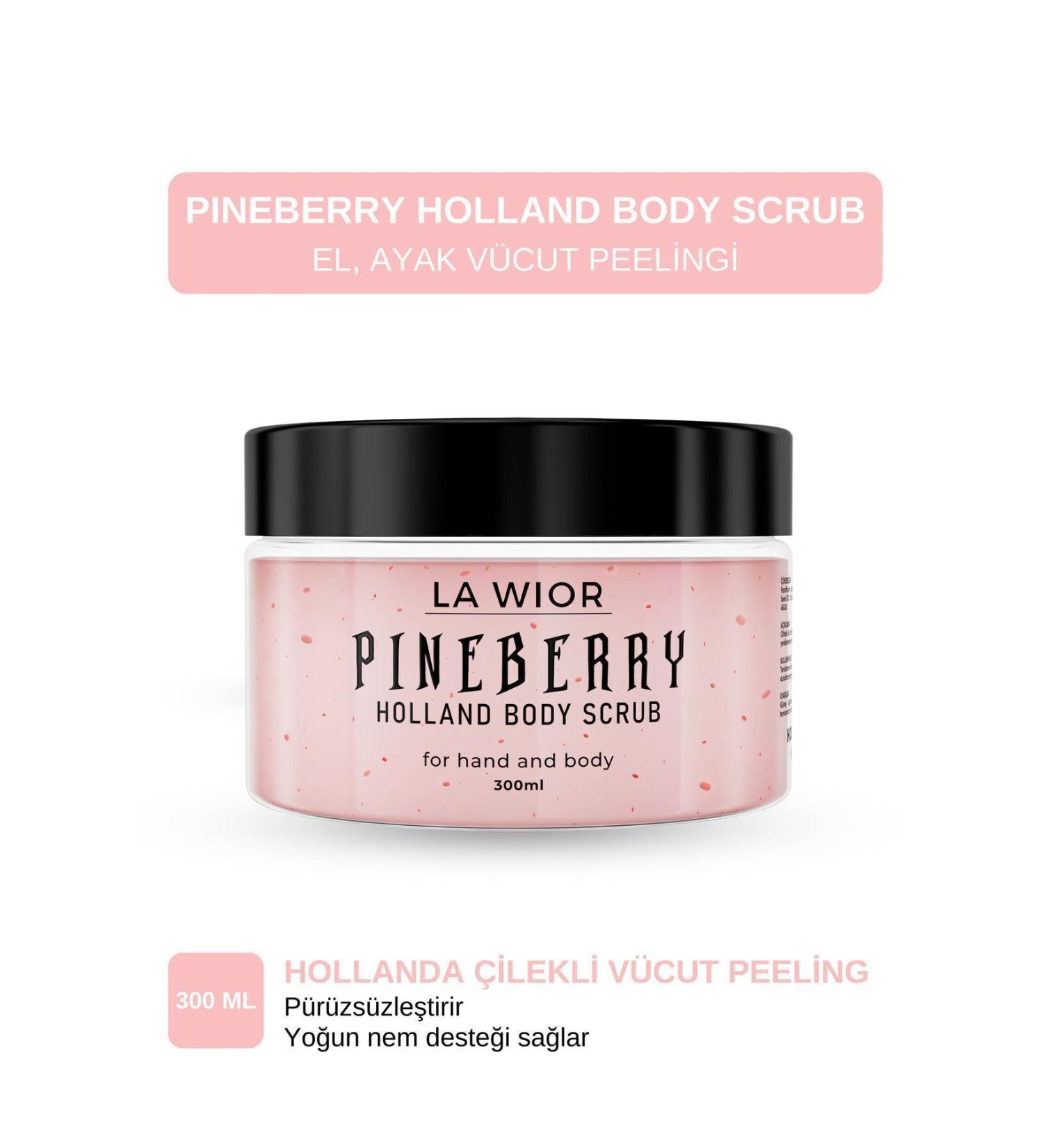 La Wior Dutch Strawberry Body Scrub Nourishing Purifying Moisturizing Body Peeling 300 gr - Buy Online on GoSupps.com