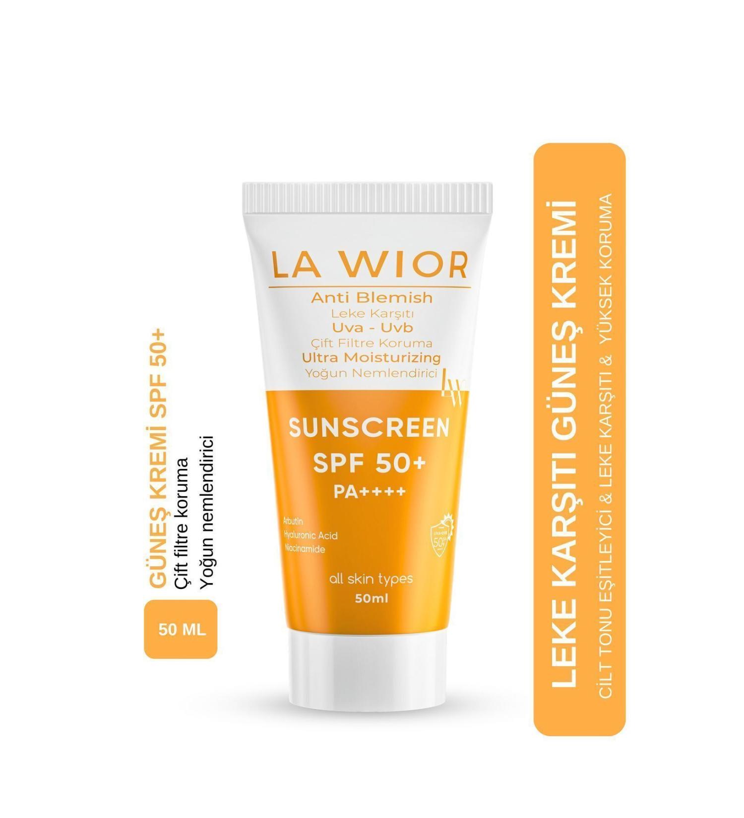 La Wior Spf 50 Anti-Spot and Skin Tone Equalizer High Protection Sun Cream Pa All Skin Types - Buy Online on GoSupps.com