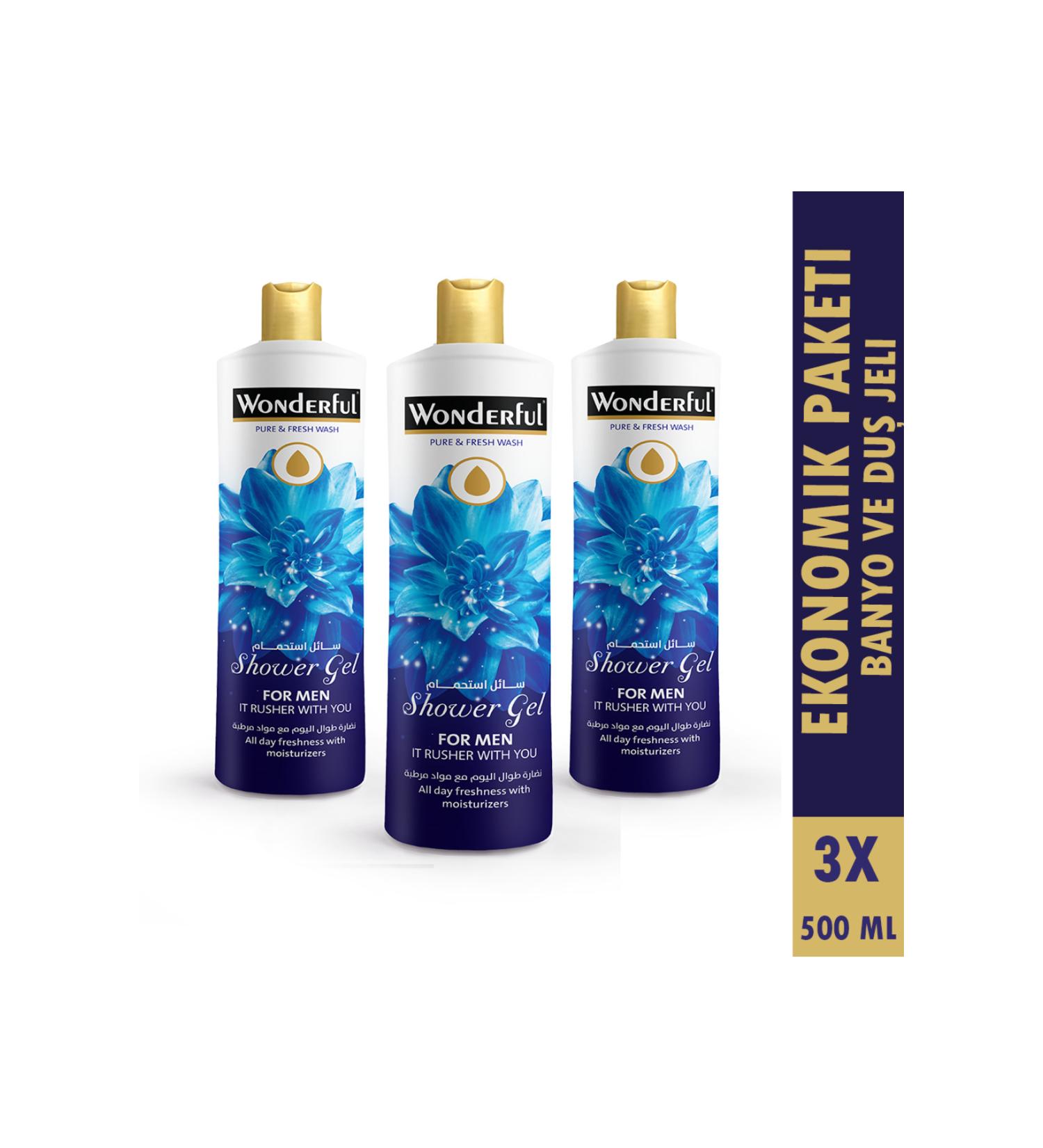 Wonderful pure and fresh shower gel 500 ML 3 pieces