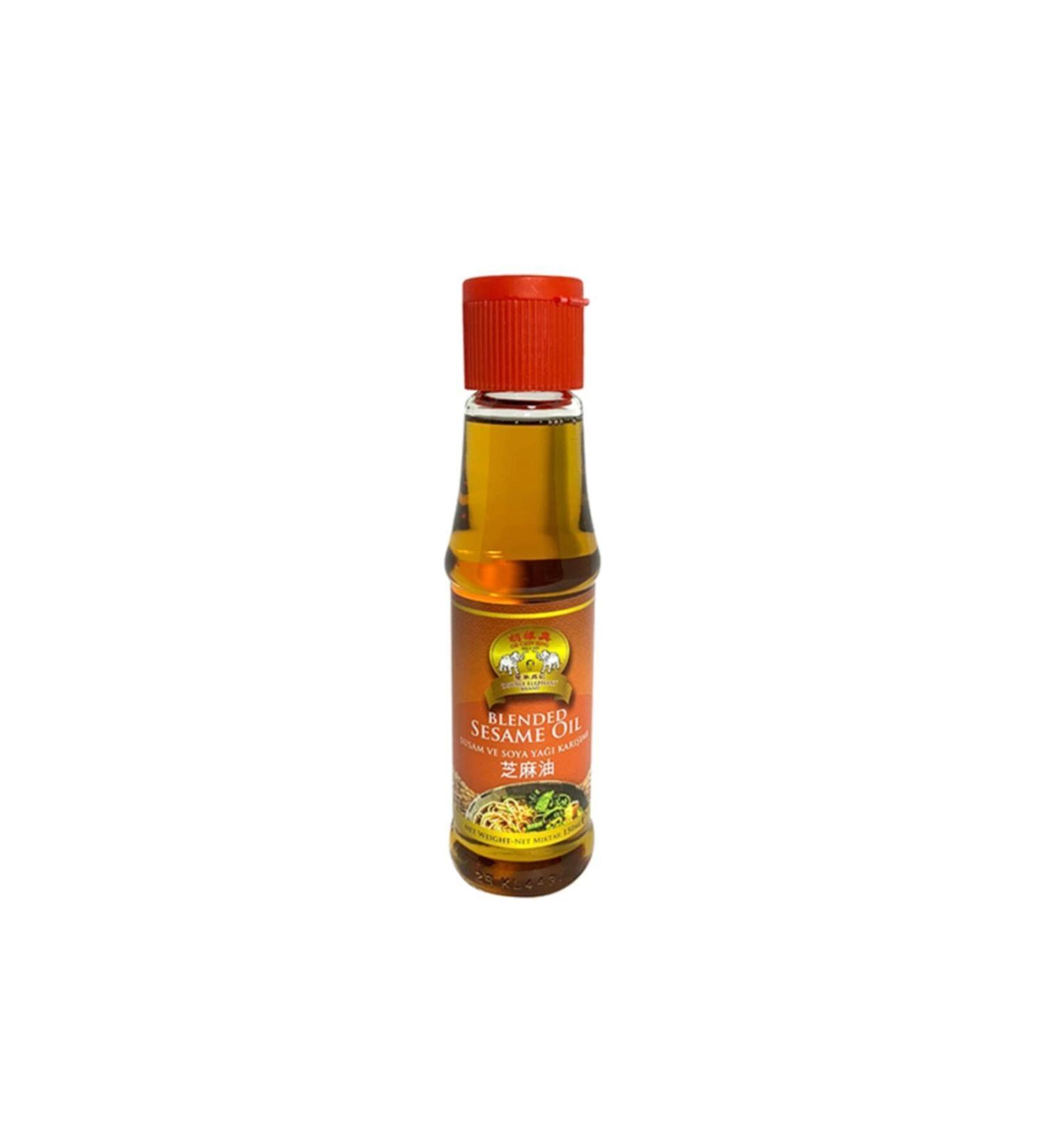 Doulbe Elephant Sesame Oil (Sesame And Soybean Oil Blend) 150ml Sesame Oil Blended Sesame And Soybean Oil