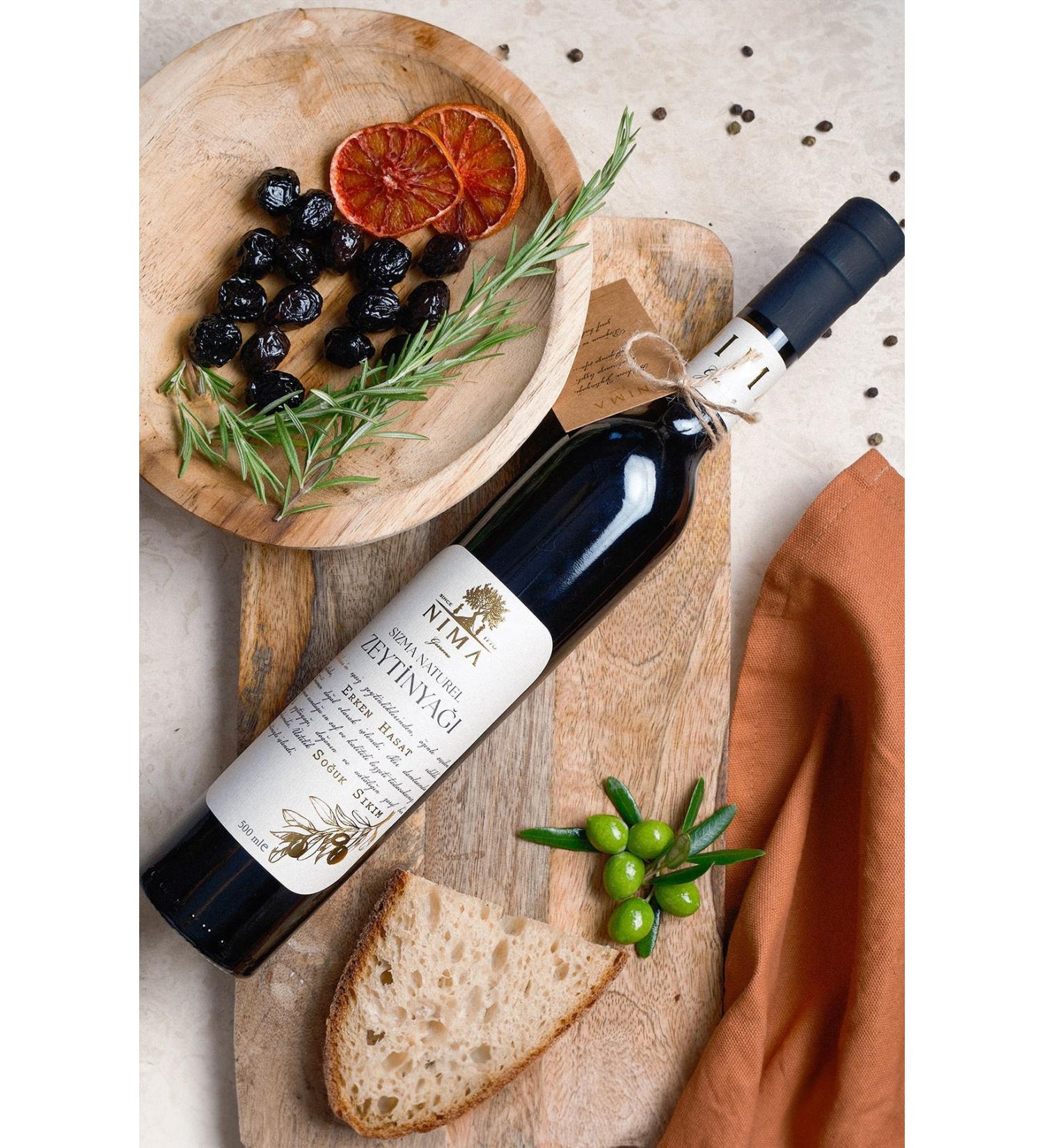 Nima Gurme Natural Extra Virgin Bal kesir Olive Oil 500 ml