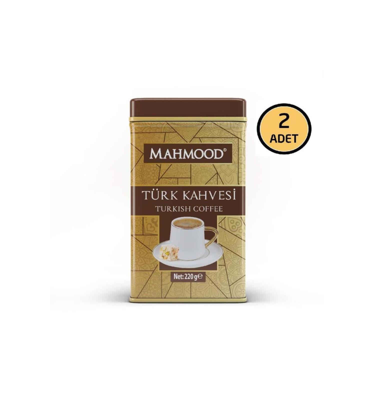 Mahmood Coffee Turkish Coffee Tin Box 220 gr Turkish Coffee 2 Liters - Buy Online on GoSupps.com