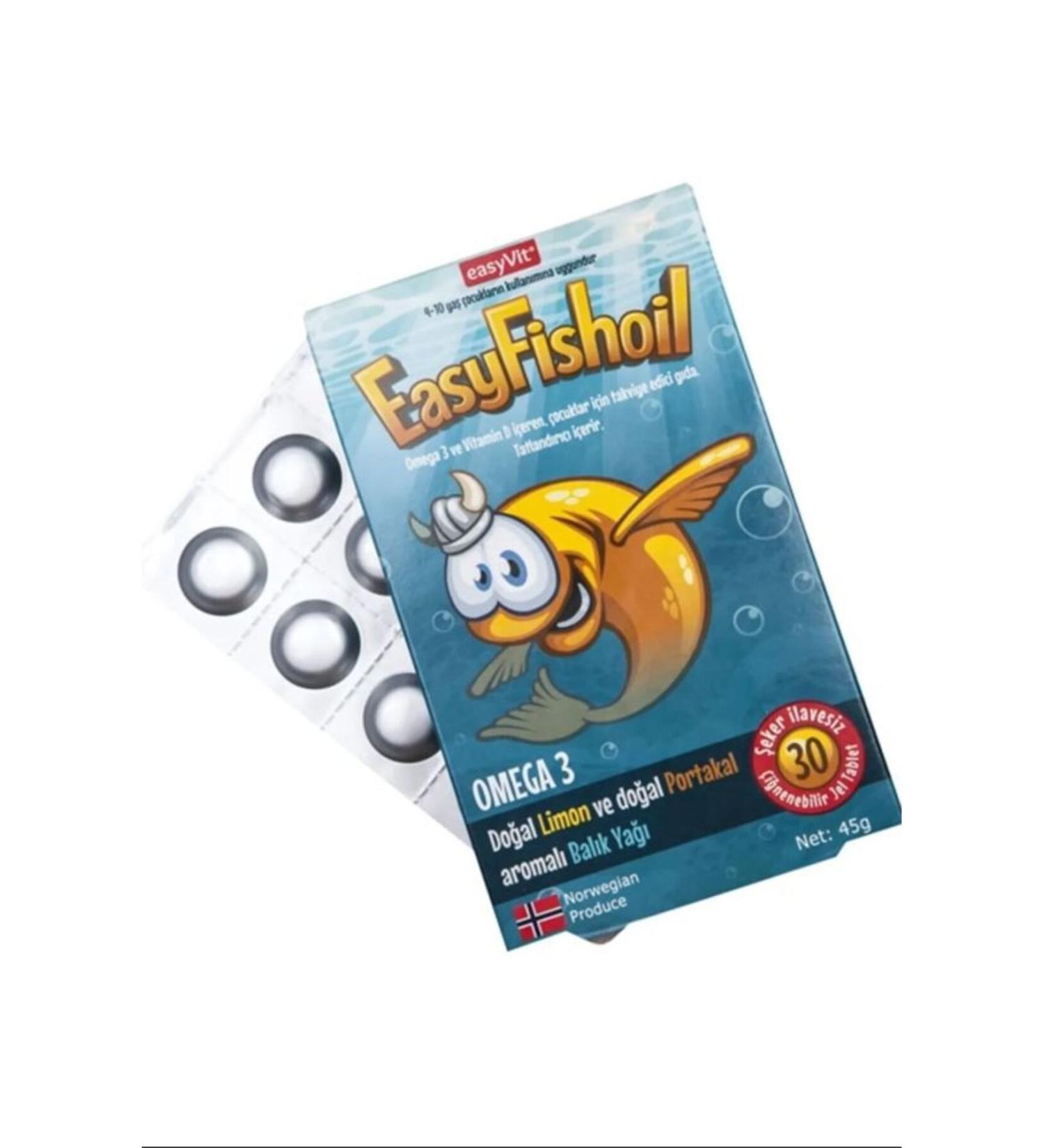 EASYVIT Easyfishoil Omega 3 Chewable 30 Gel